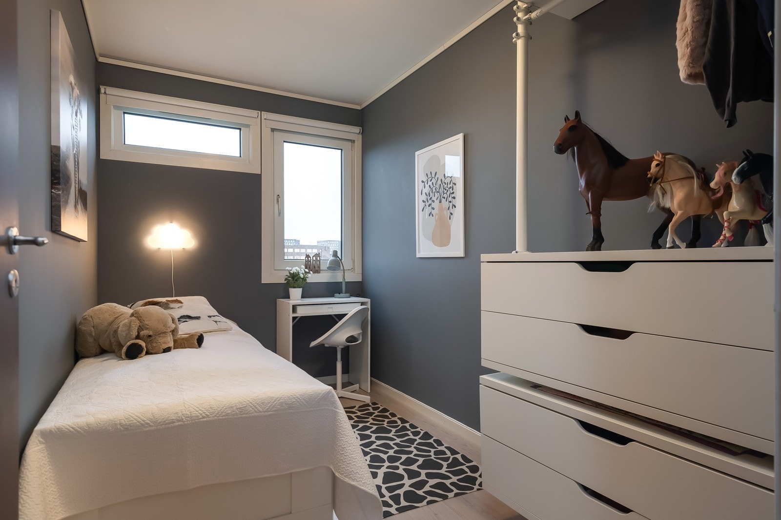 De to andre soverommene er på 7kvm og ligger med inngang fra stuen. Galleribilde