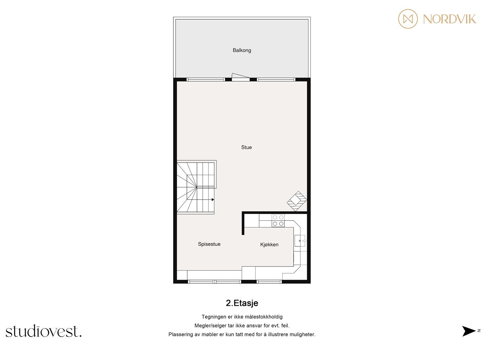 Plantegning 1.etasje Galleribilde