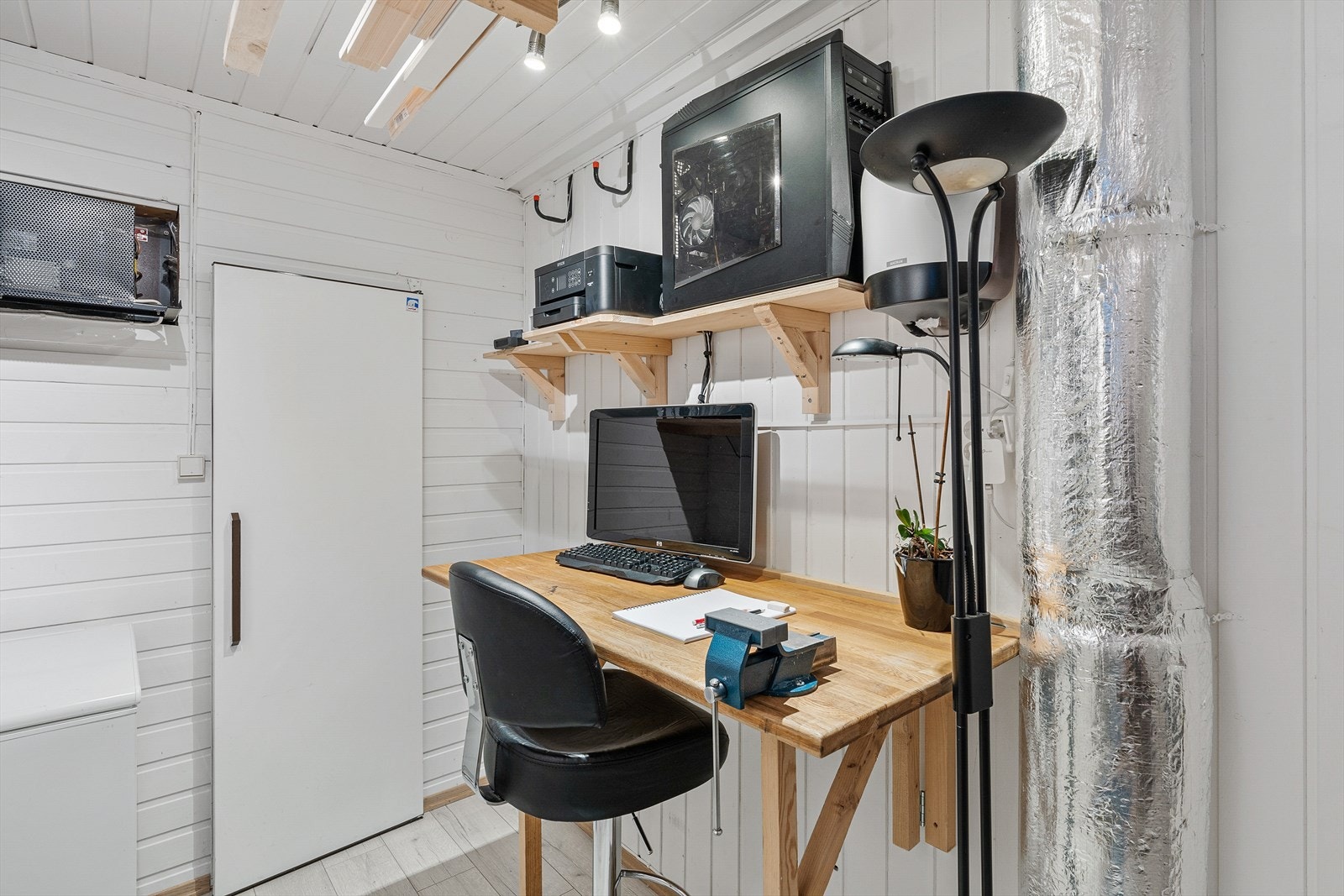 Det er også god plass til hjemmekontor Galleribilde