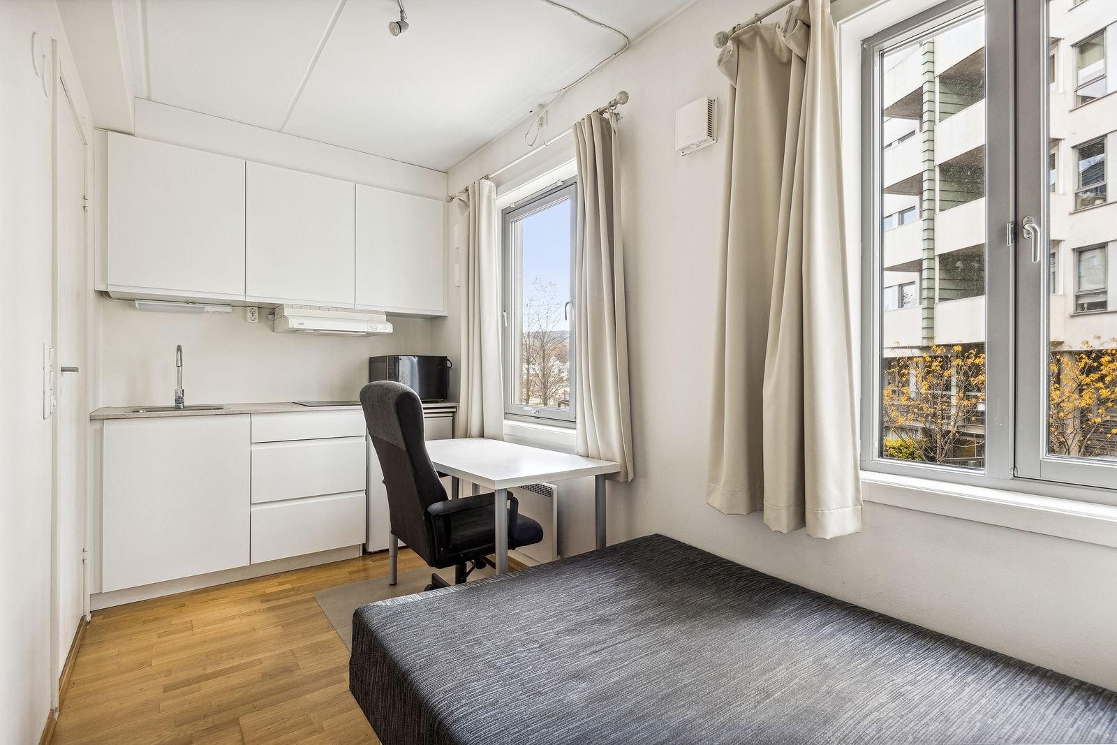 En flott og arealeffektiv 1-roms med sentral beliggenhet på Majorstuen. Galleribilde