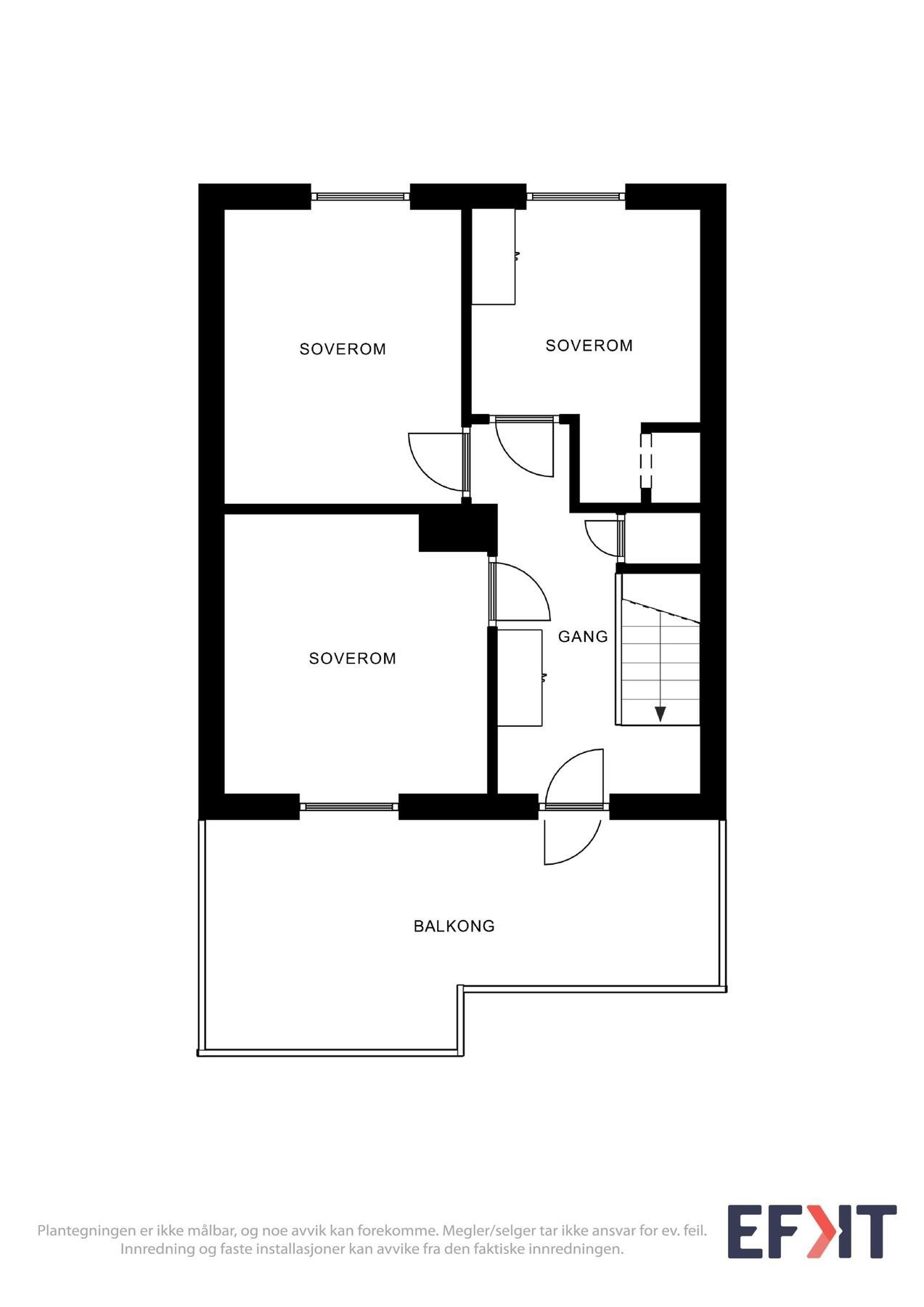Plantegninger av loftet Galleribilde