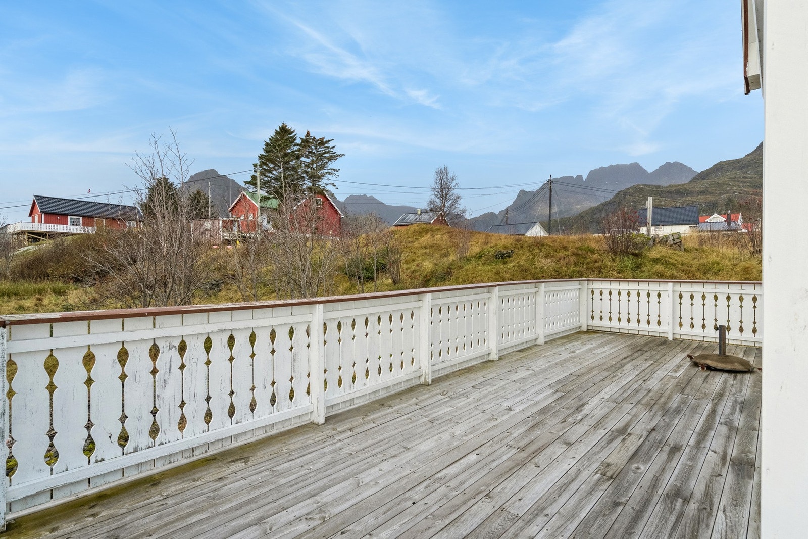 Veranda ved stuen - gode solforhold Galleribilde