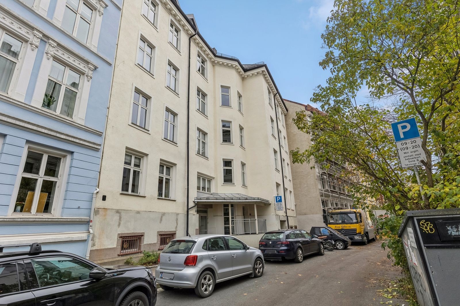 Velkommen! Krumgata er en rolig gate med lite trafikk Galleribilde
