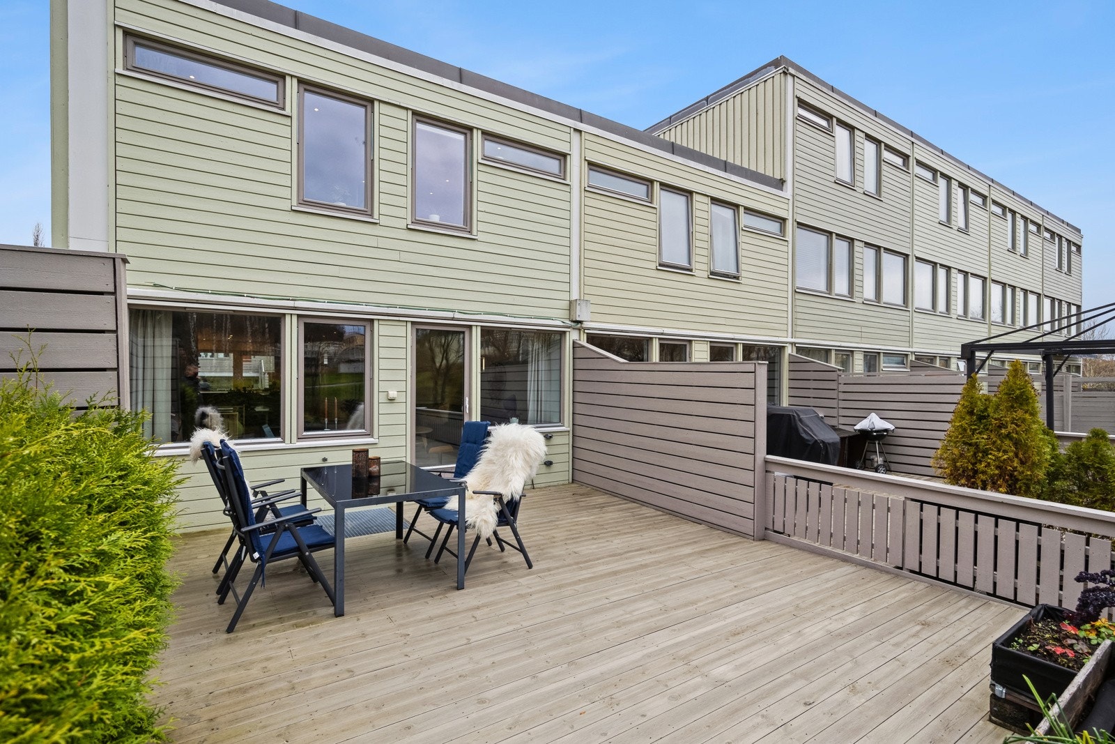 Her kan man invitere til hyggelige sosiale sammenkomster med venner og familie. Galleribilde