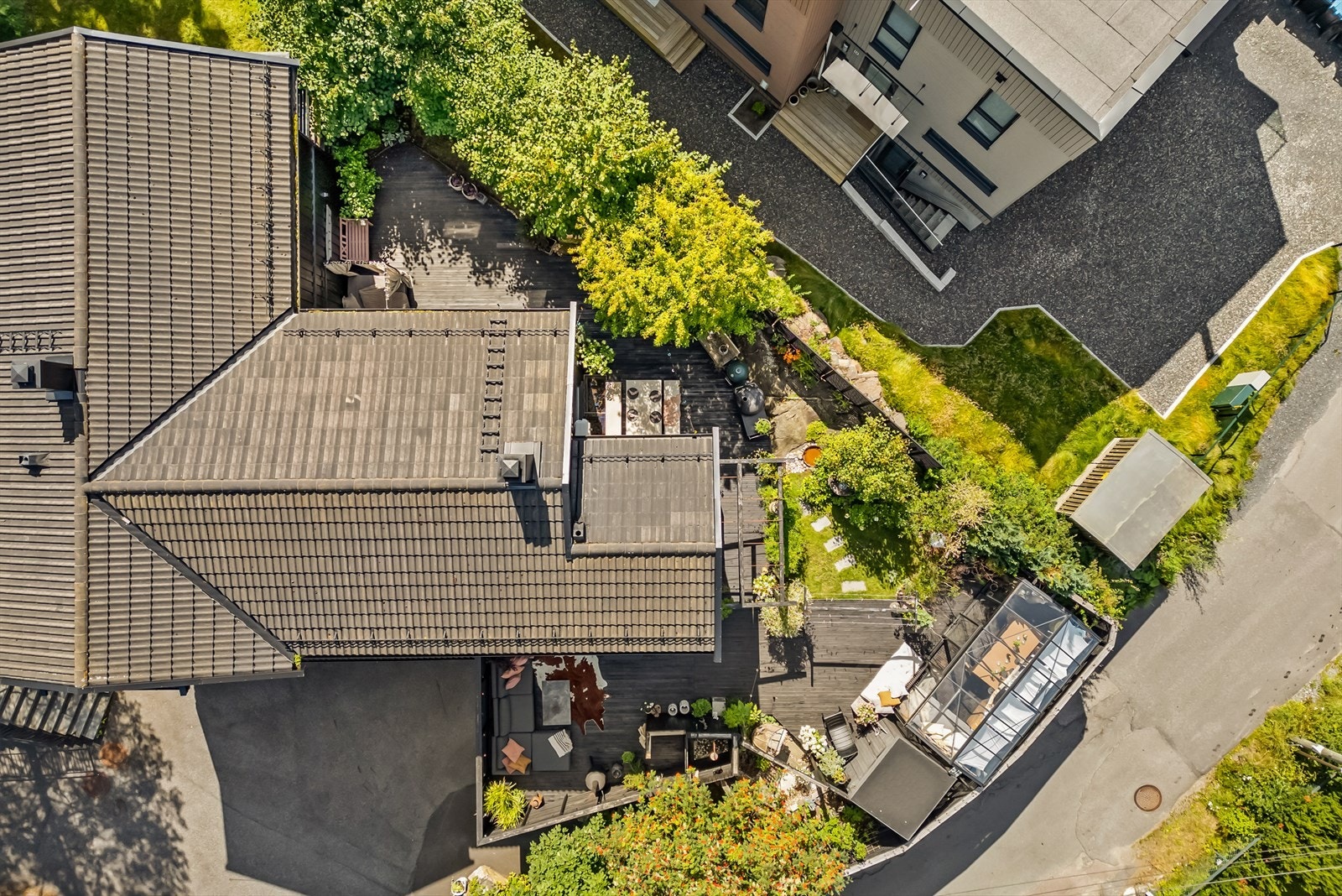 Dronebilde Galleribilde