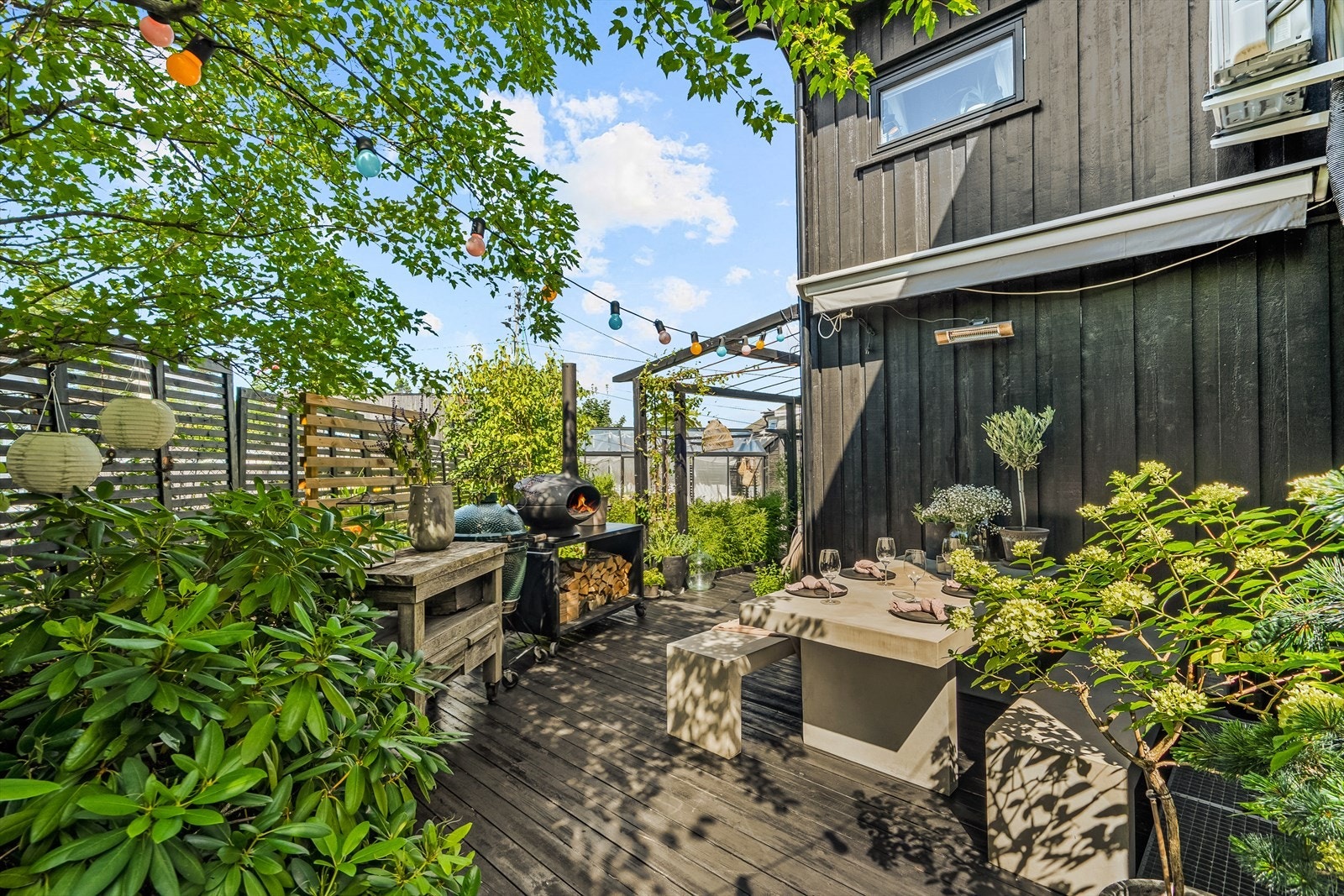 Eiendommen har flere hyggelige soner Galleribilde