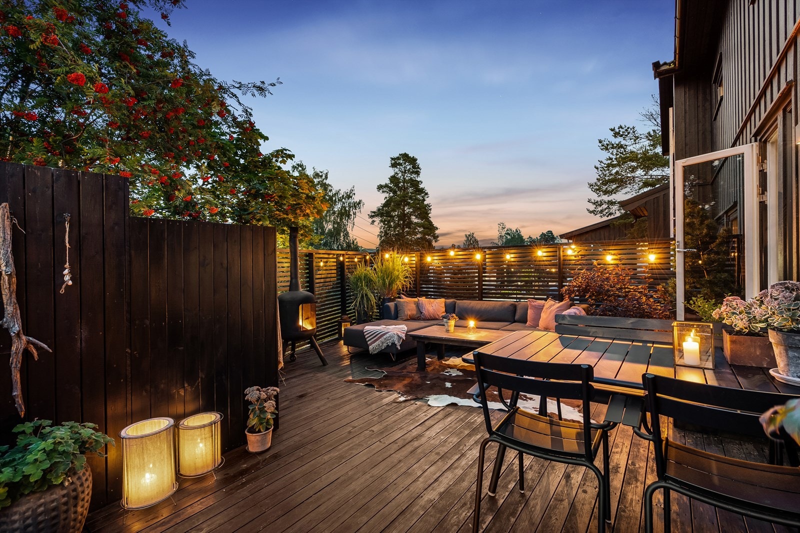 Her kan lange og late sommerkvelder nytes Galleribilde