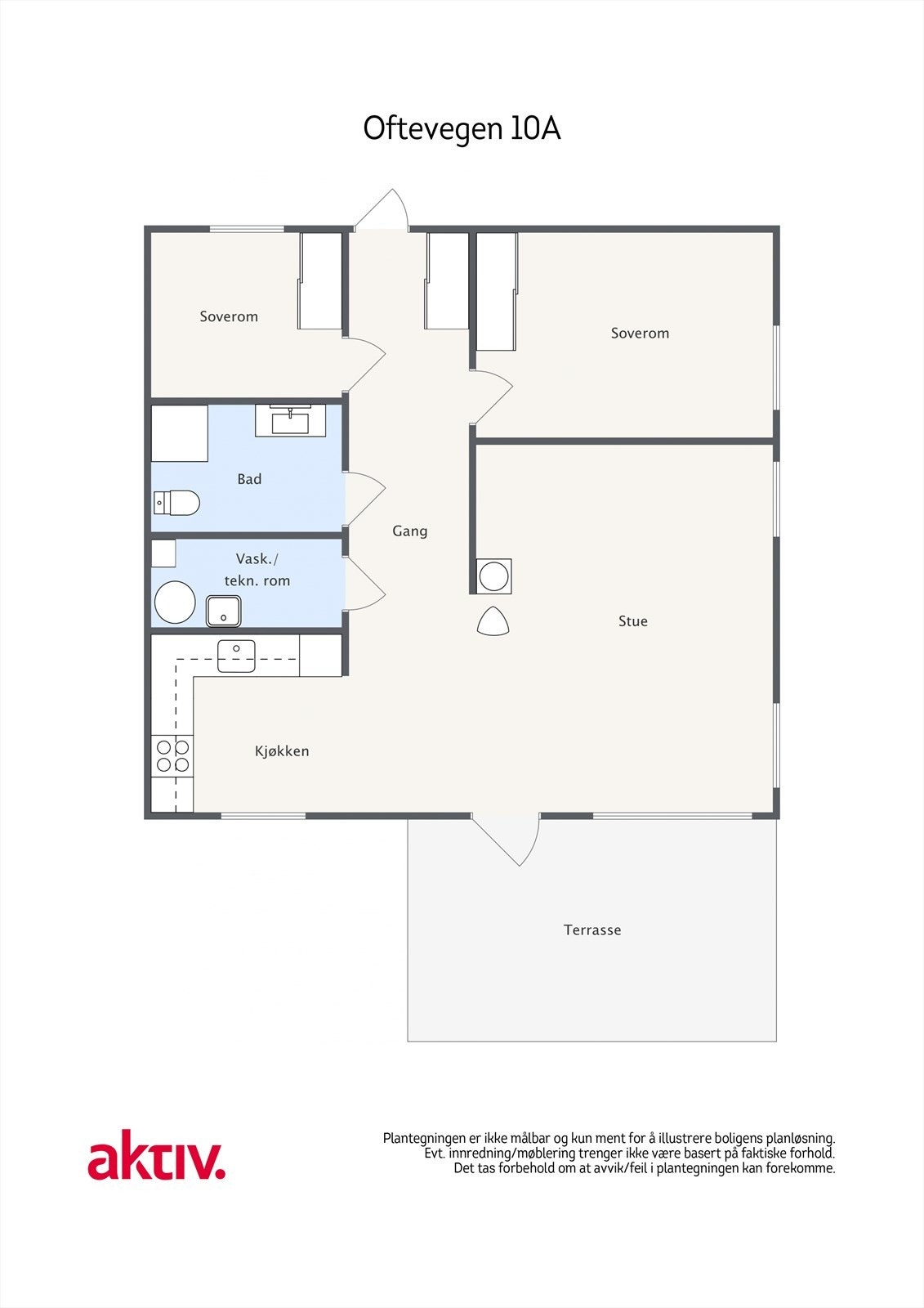 Oftevegen 10A - 2D - Oftevegen 10A Galleribilde