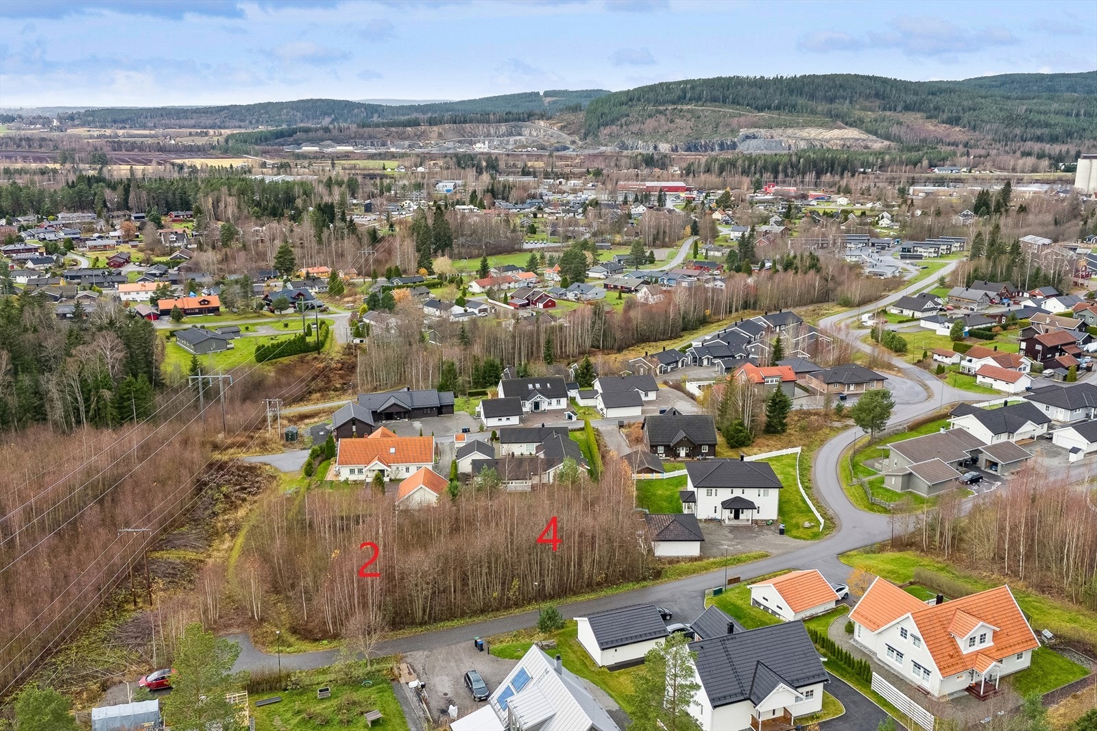 Hjortestien 2 ligger i ytterkant av feltet Galleribilde