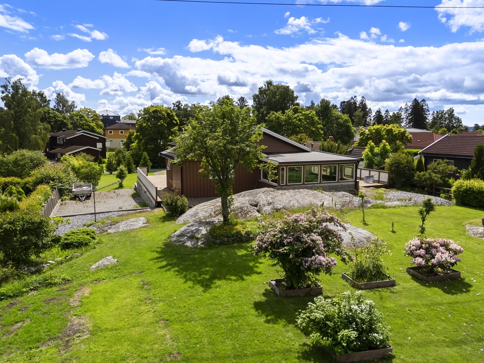 Dronefoto Galleribilde