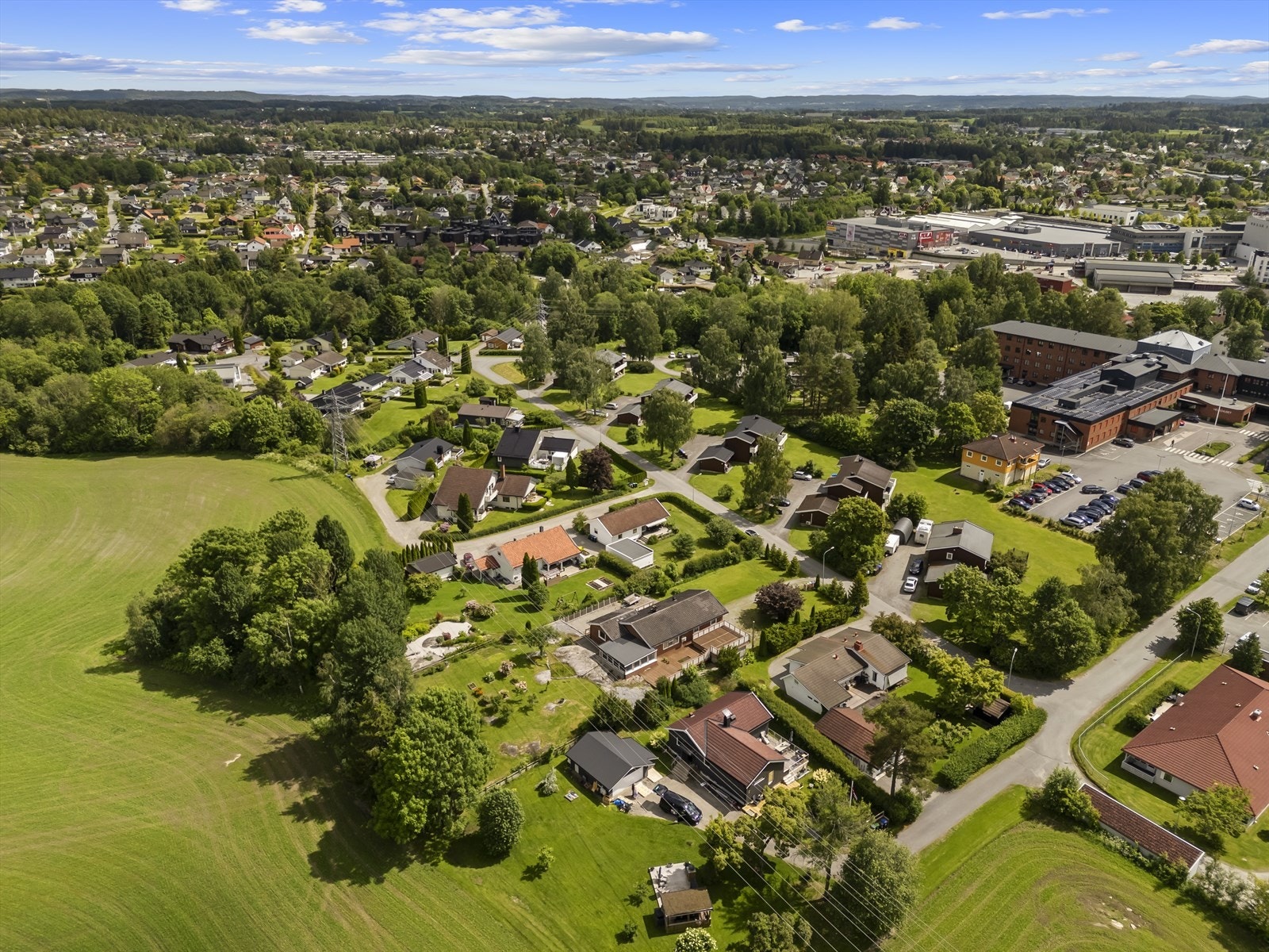 Dronefoto Galleribilde