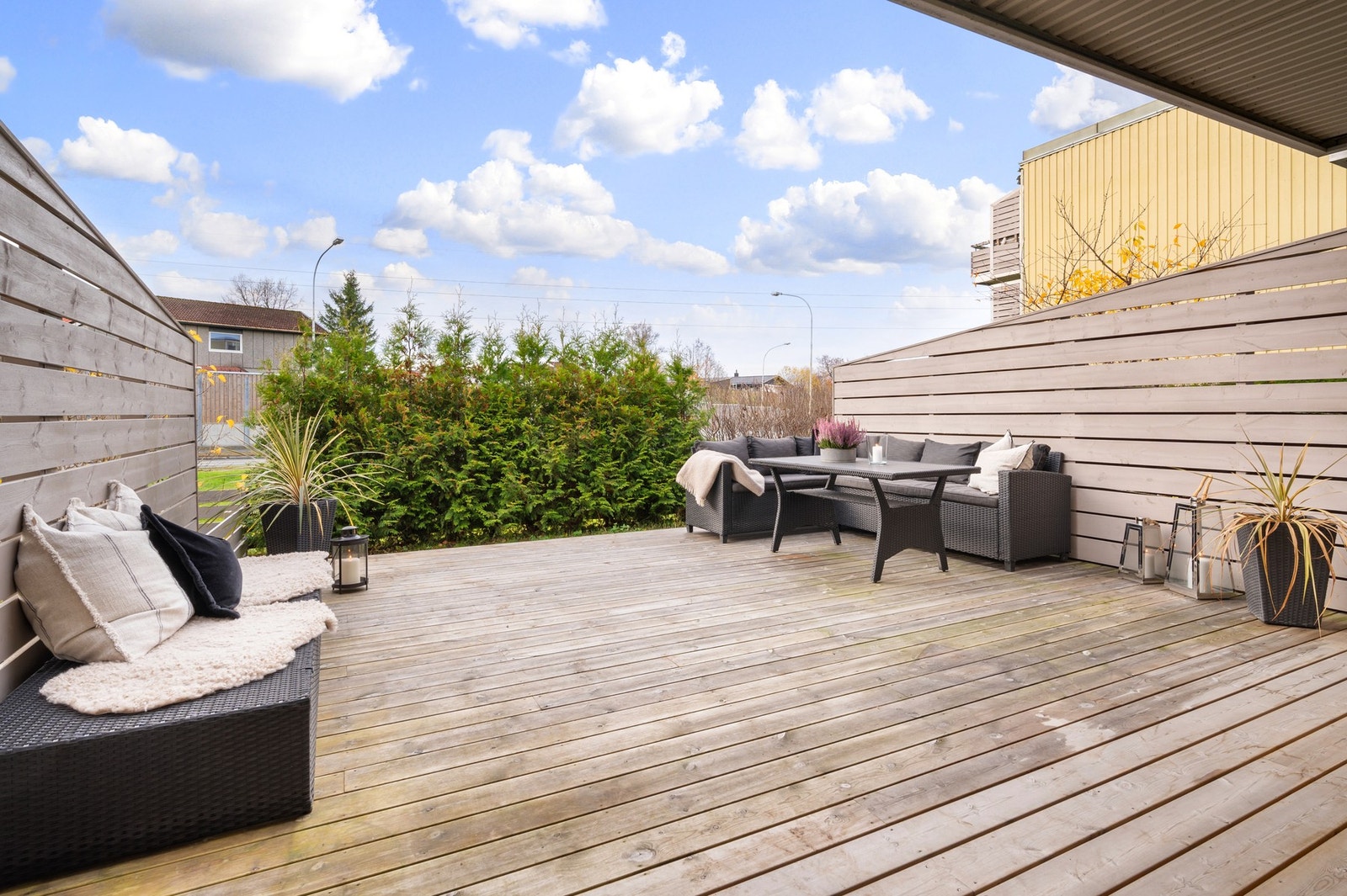 God plass til diverse utemøblement. Galleribilde