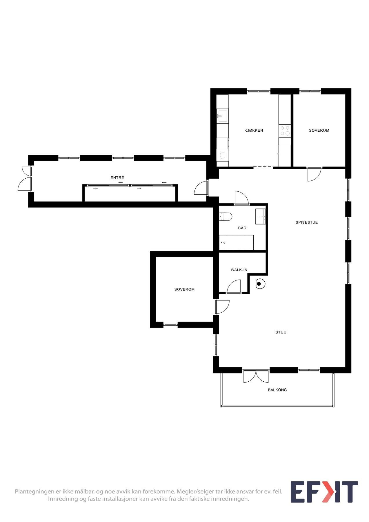 Plantegning Galleribilde