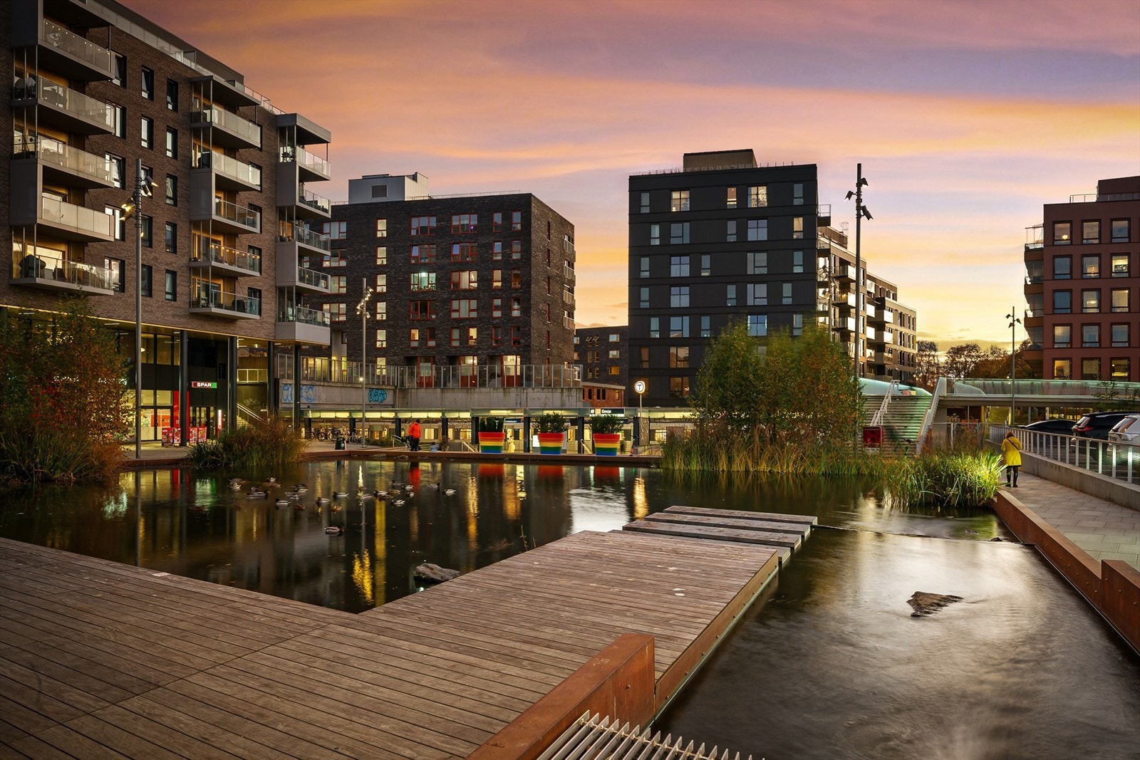 Vario er det siste bygget på Ensjø Torg. Galleribilde
