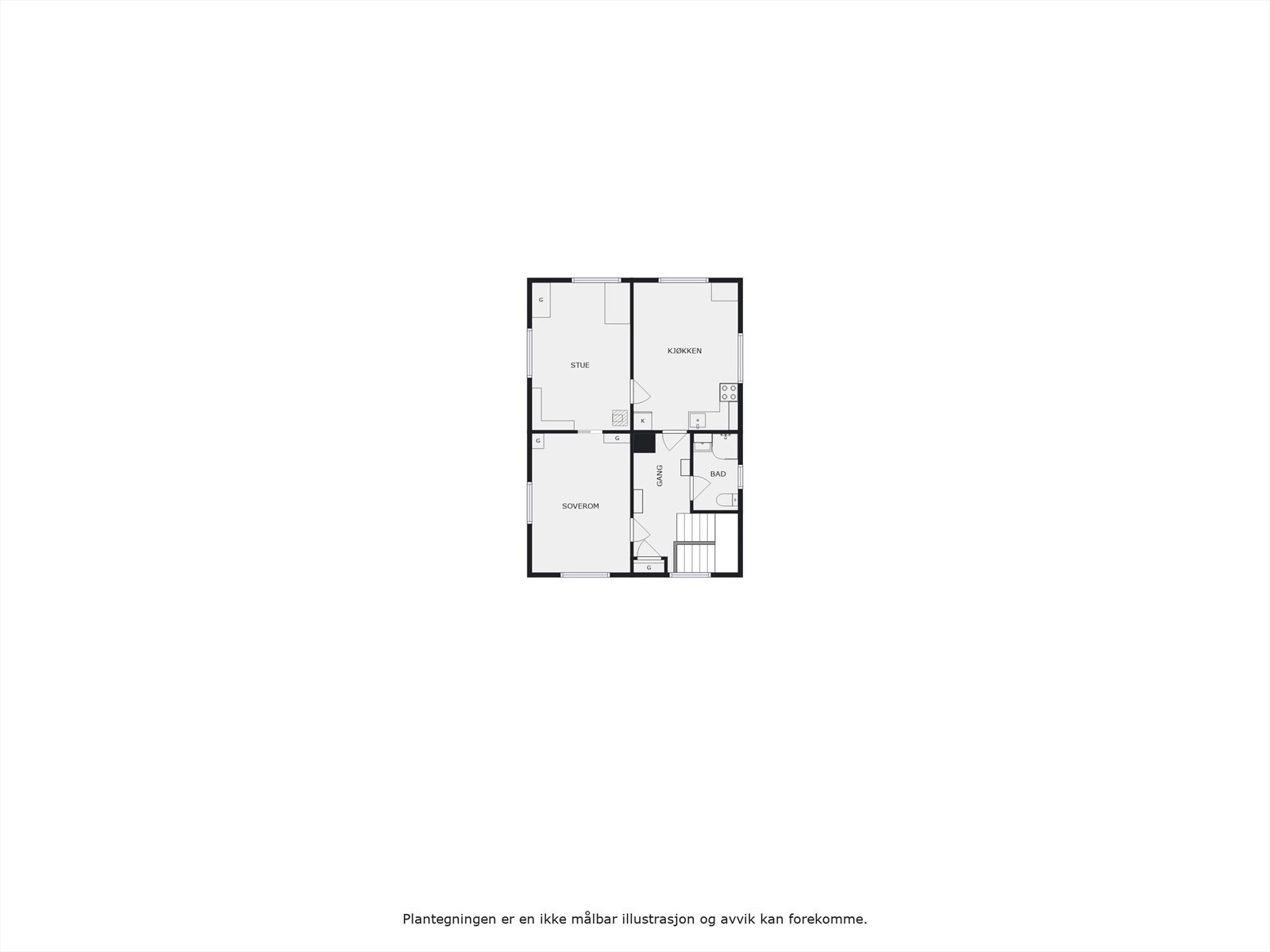 Plantegning 2. etasje. Galleribilde