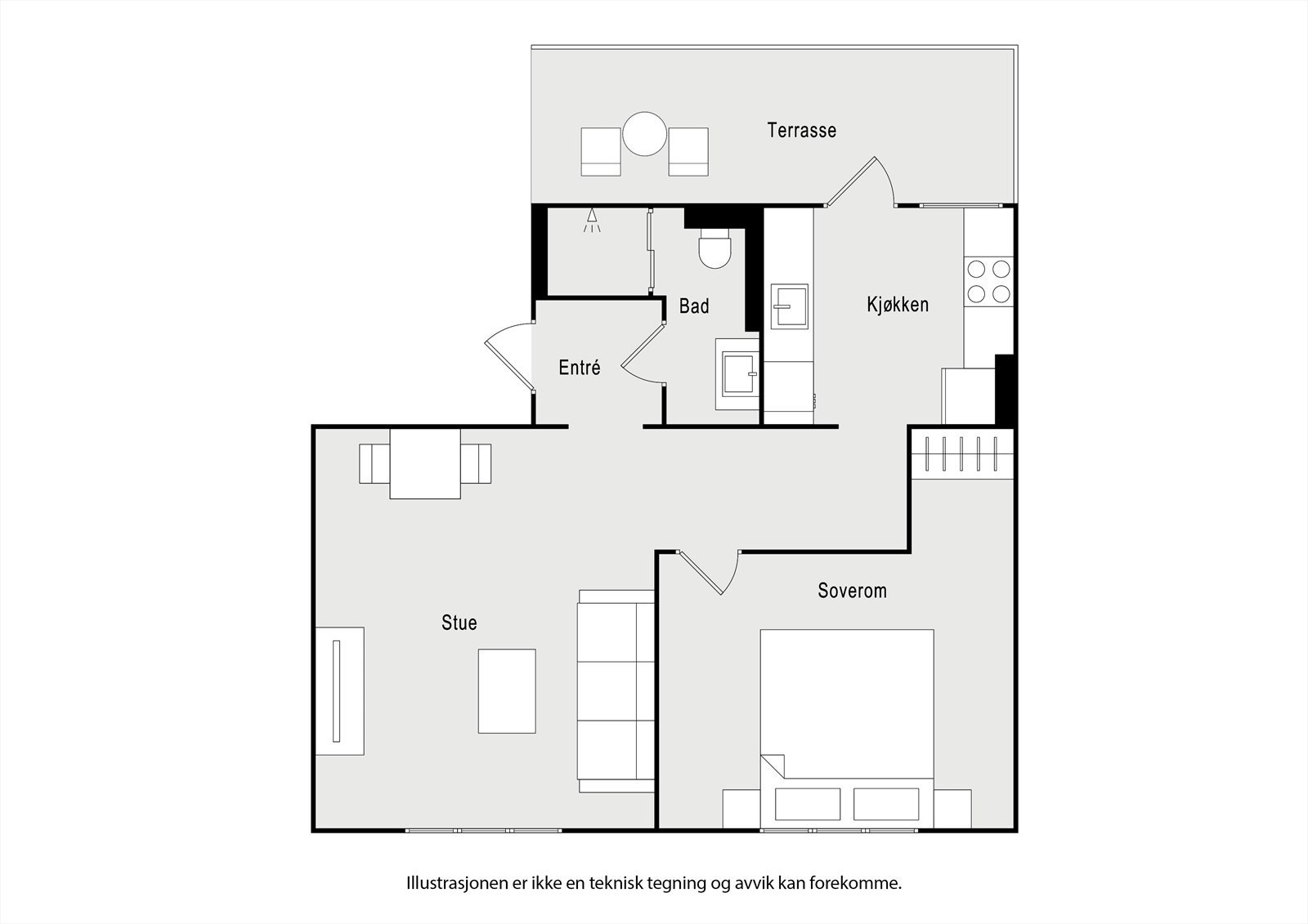 Planskisse Galleribilde