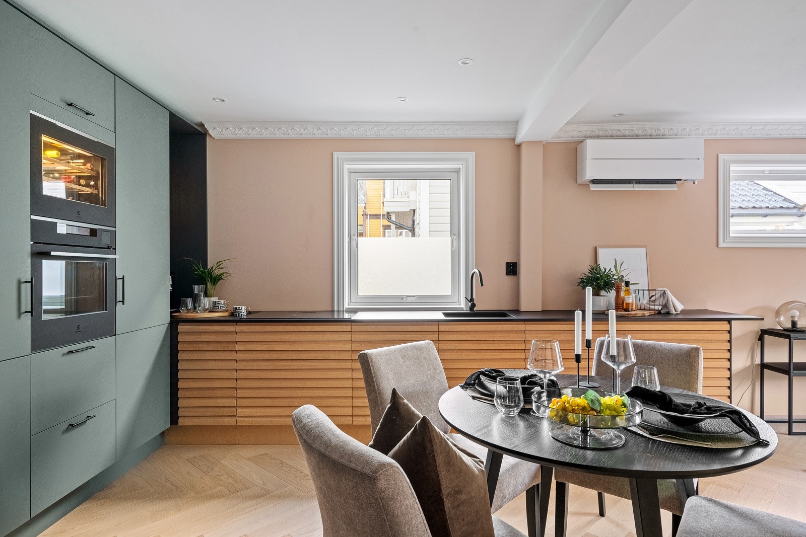 Her har det ikke blitt spart på mye under valgene fra Aubo kjøkken. Galleribilde