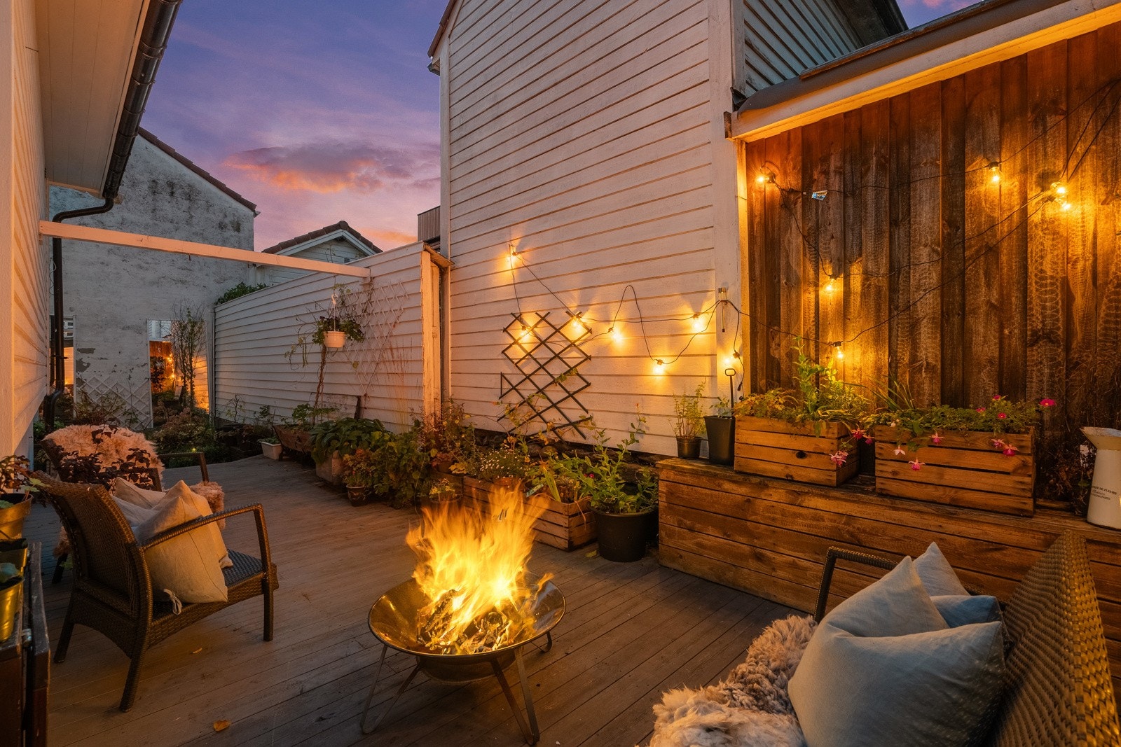 Her kan du nyte sene kvelder. Galleribilde