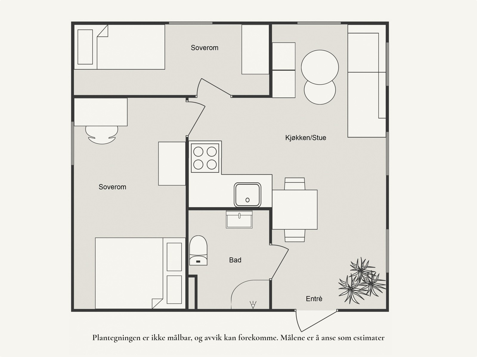 Plantegning. Galleribilde