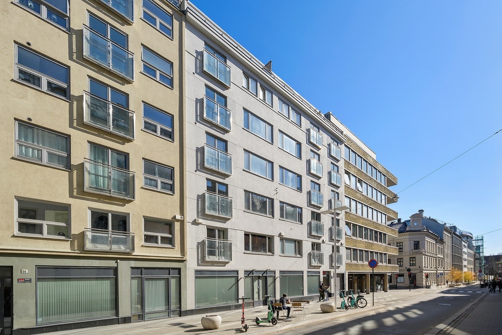 Bygården ble brukendret fra kontorer til leiligheter i ca. 2003 Galleribilde