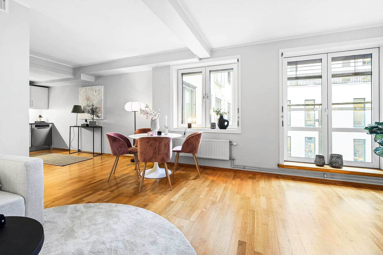 Leiligheten har balansert ventilasjon og vender mot rolig bakgård Galleribilde