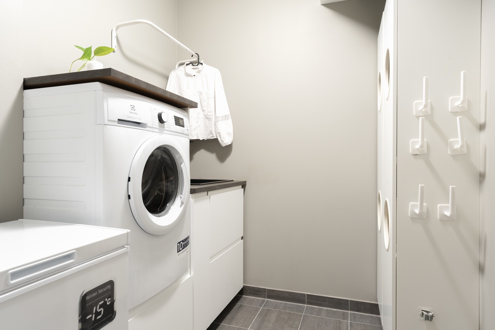 Praktisk med separat vaskerom på 3,9 kvm. Galleribilde