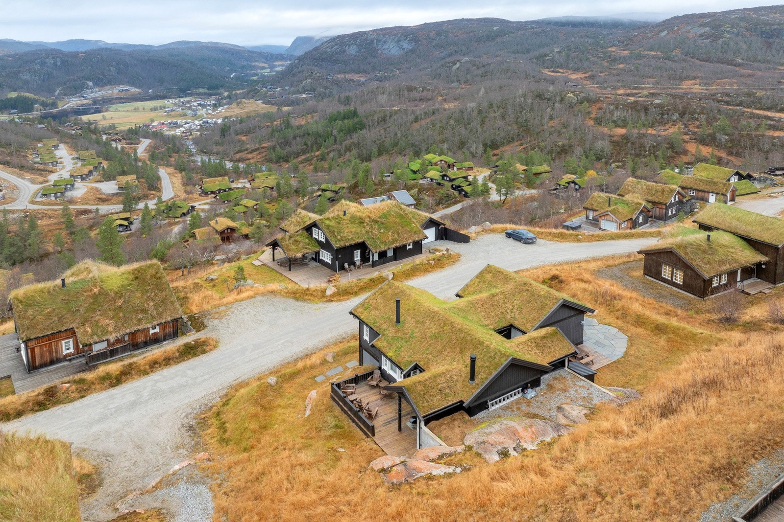 Ligger godt hevet over område foran Galleribilde