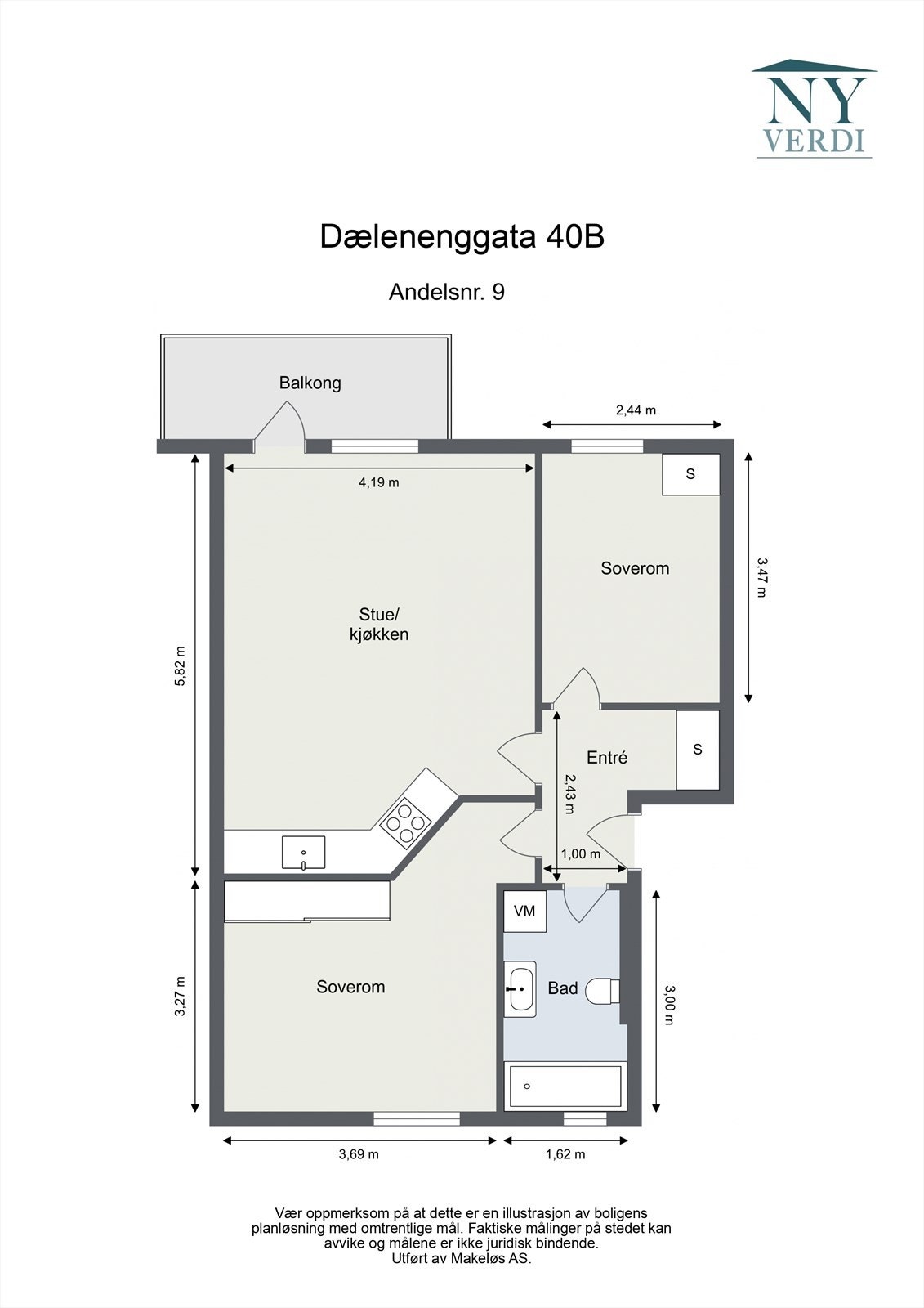 Plantegning. Galleribilde