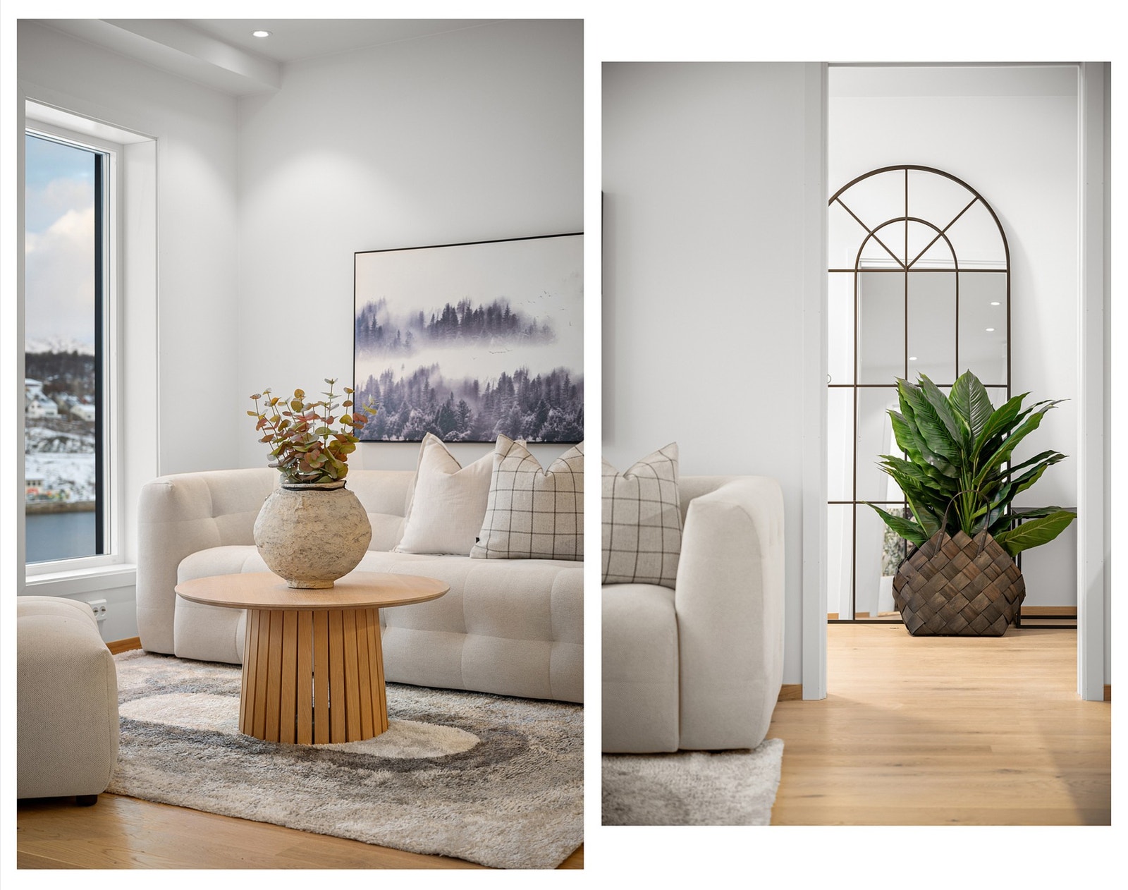 Leiligheten har gjennomførte og kvalitetsbevisste innredninger og løsninger Galleribilde