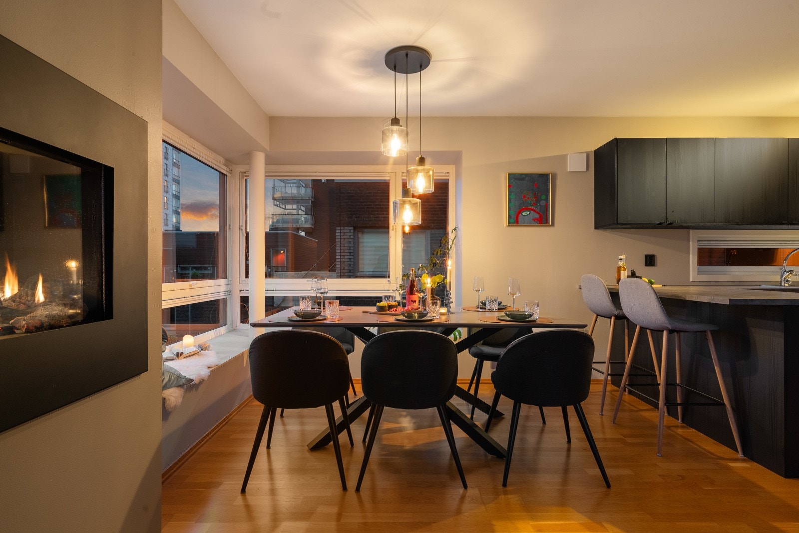 Kveldsbilde | Stue Galleribilde