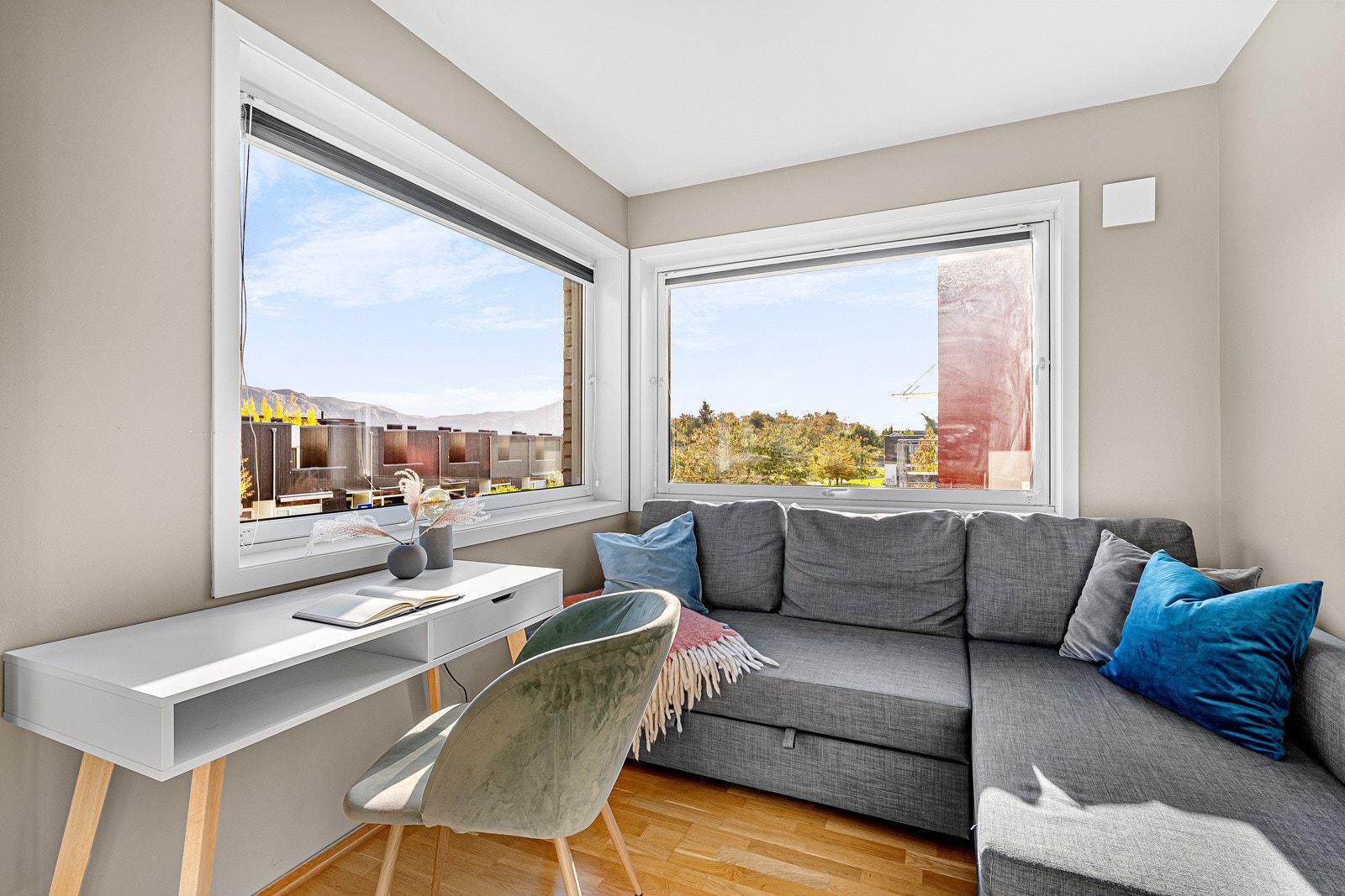 Soverom 2, egner seg ypperlig som kontor eller gjesterom. Galleribilde