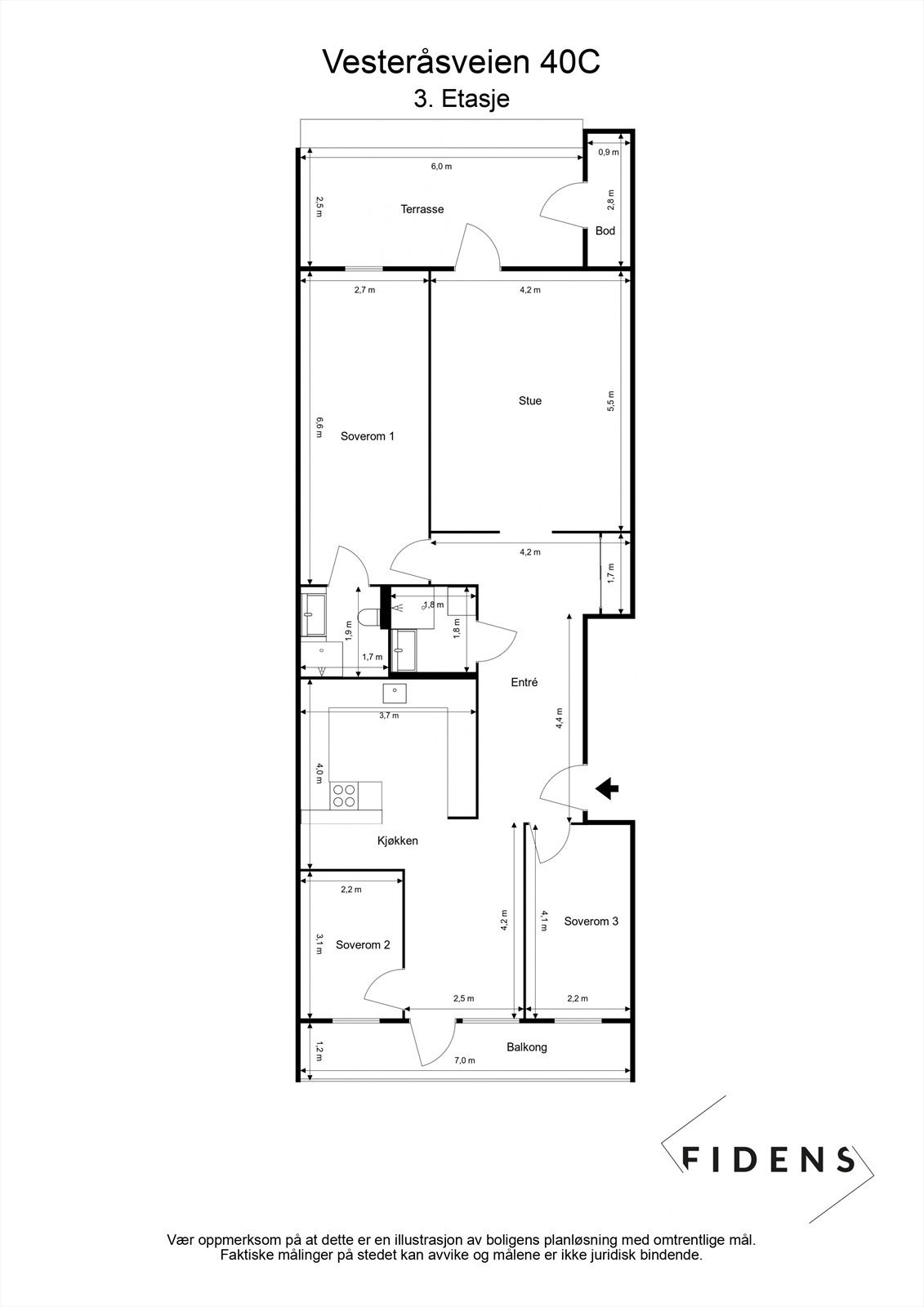 Plantegning Galleribilde