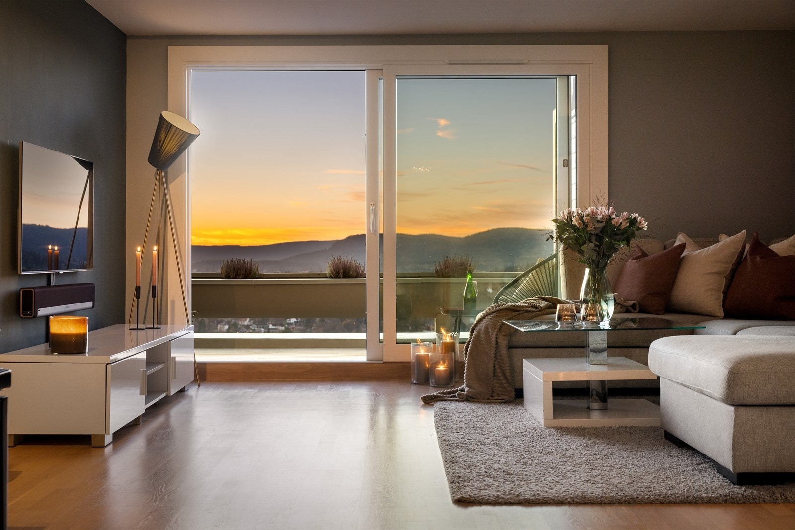 Kveldsstemning Galleribilde