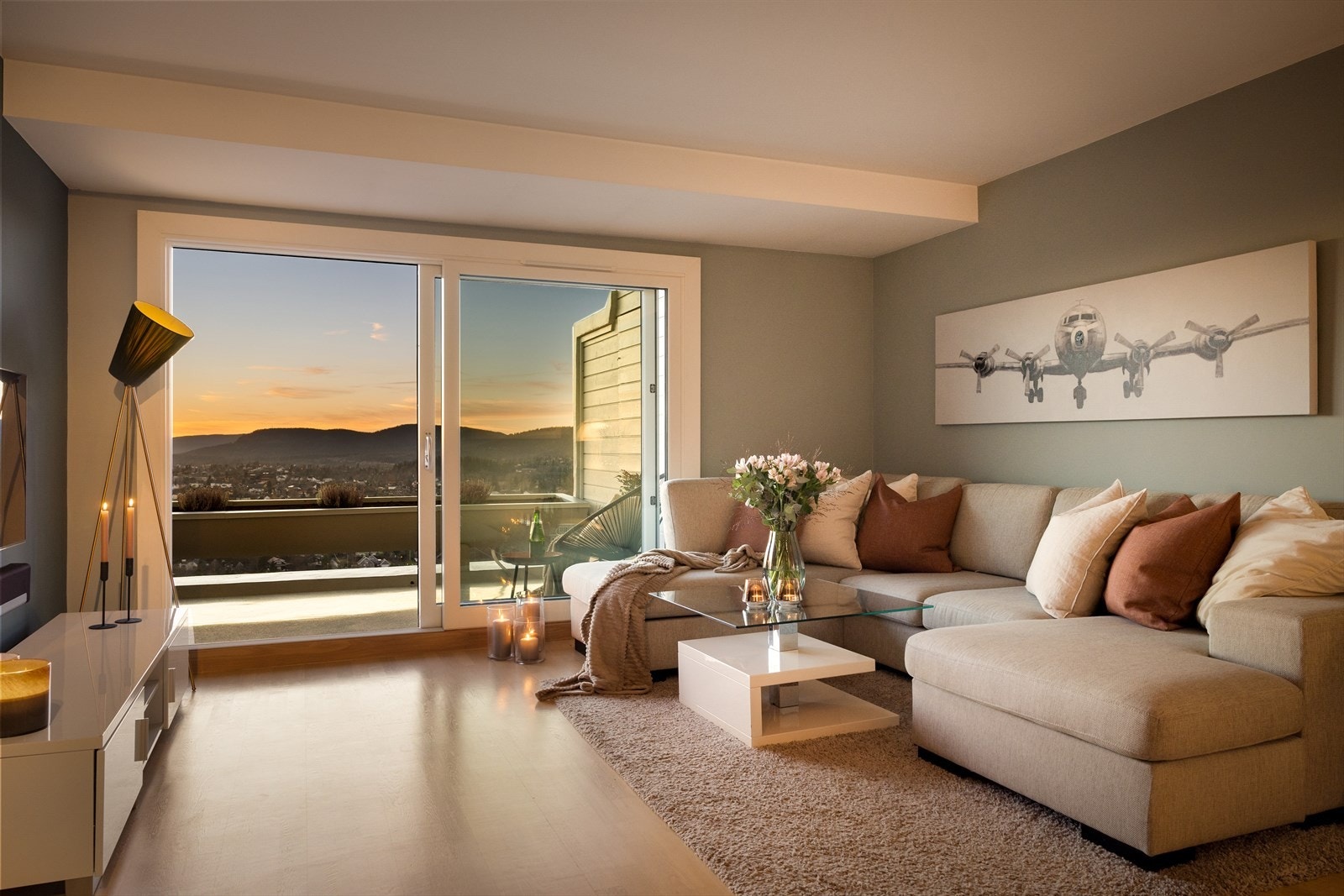 Her kan du nyte den magiske utsikten direkte fra stuen Galleribilde