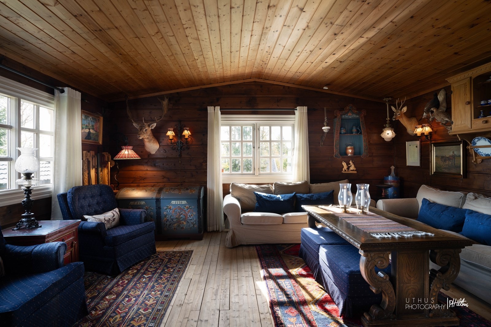 I stuen er det godt med plass. Galleribilde