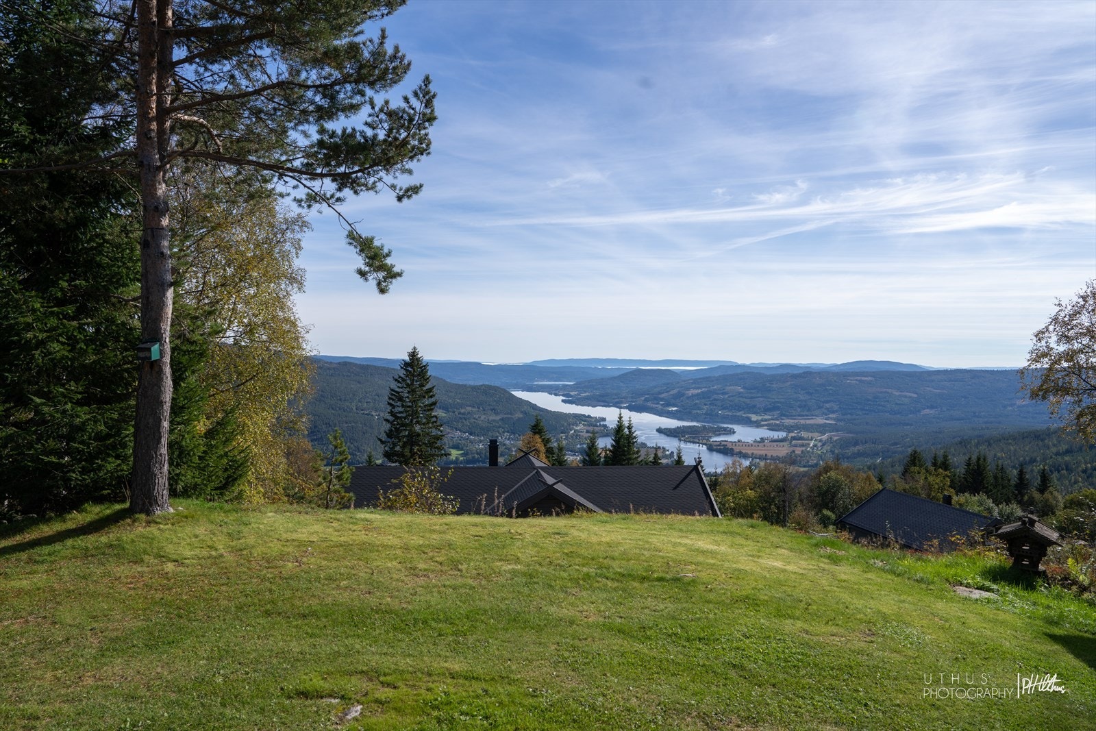 Nydelig utsikt over Krøderen. Galleribilde