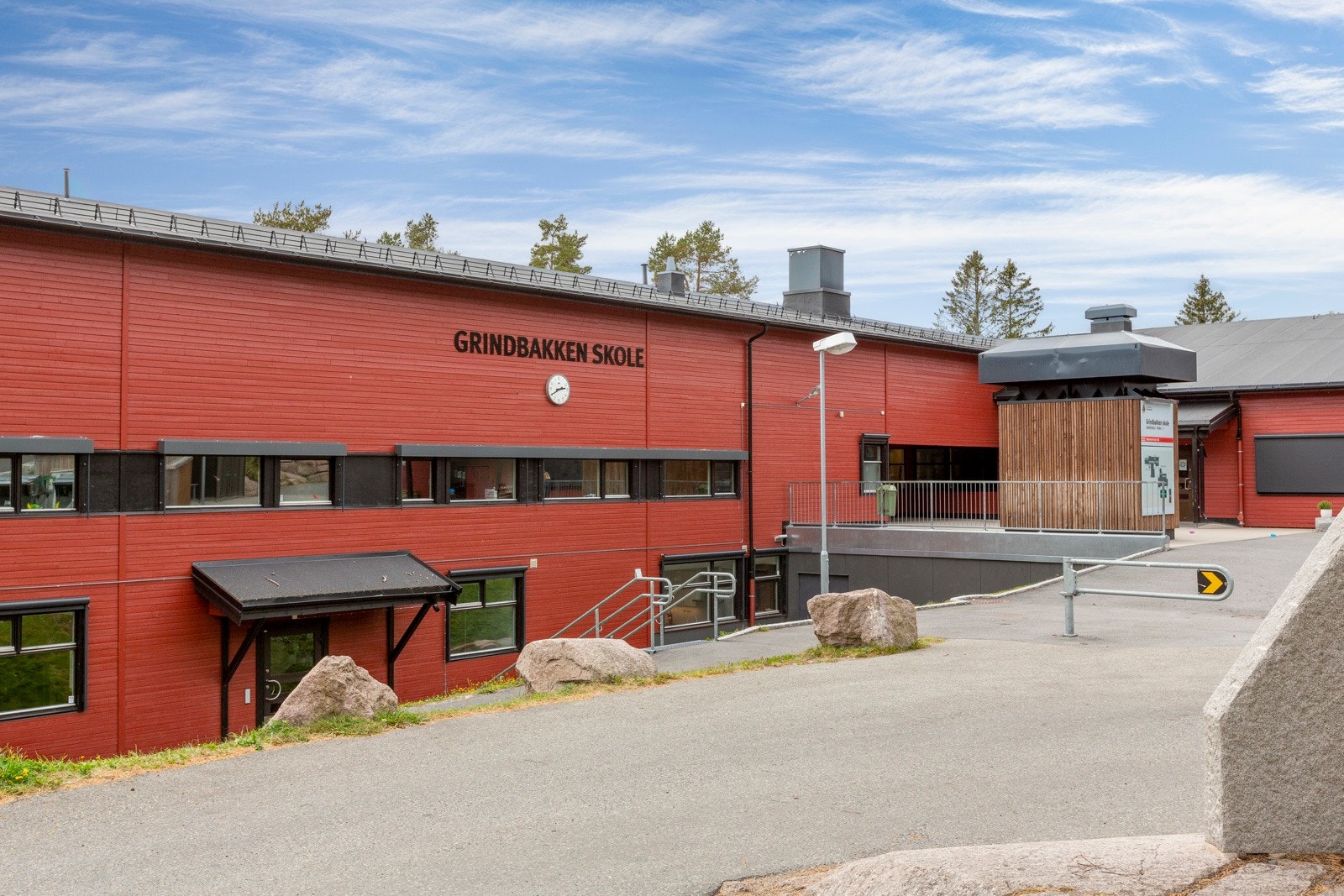 Eiendommen sogner til Grindbakken som er nærmeste barneskole. Galleribilde