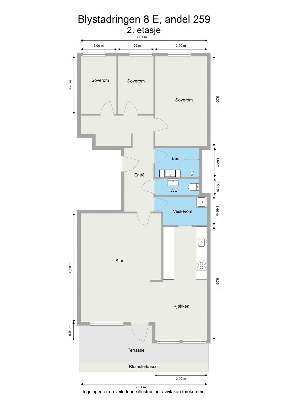 Planskisse. Galleribilde