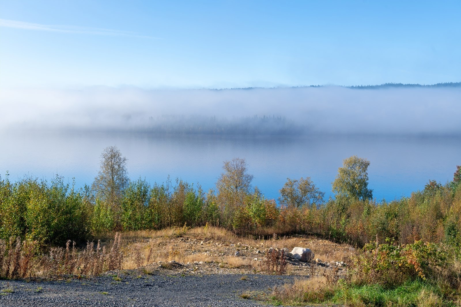 Fra tomten ut mot Osensjøen Galleribilde