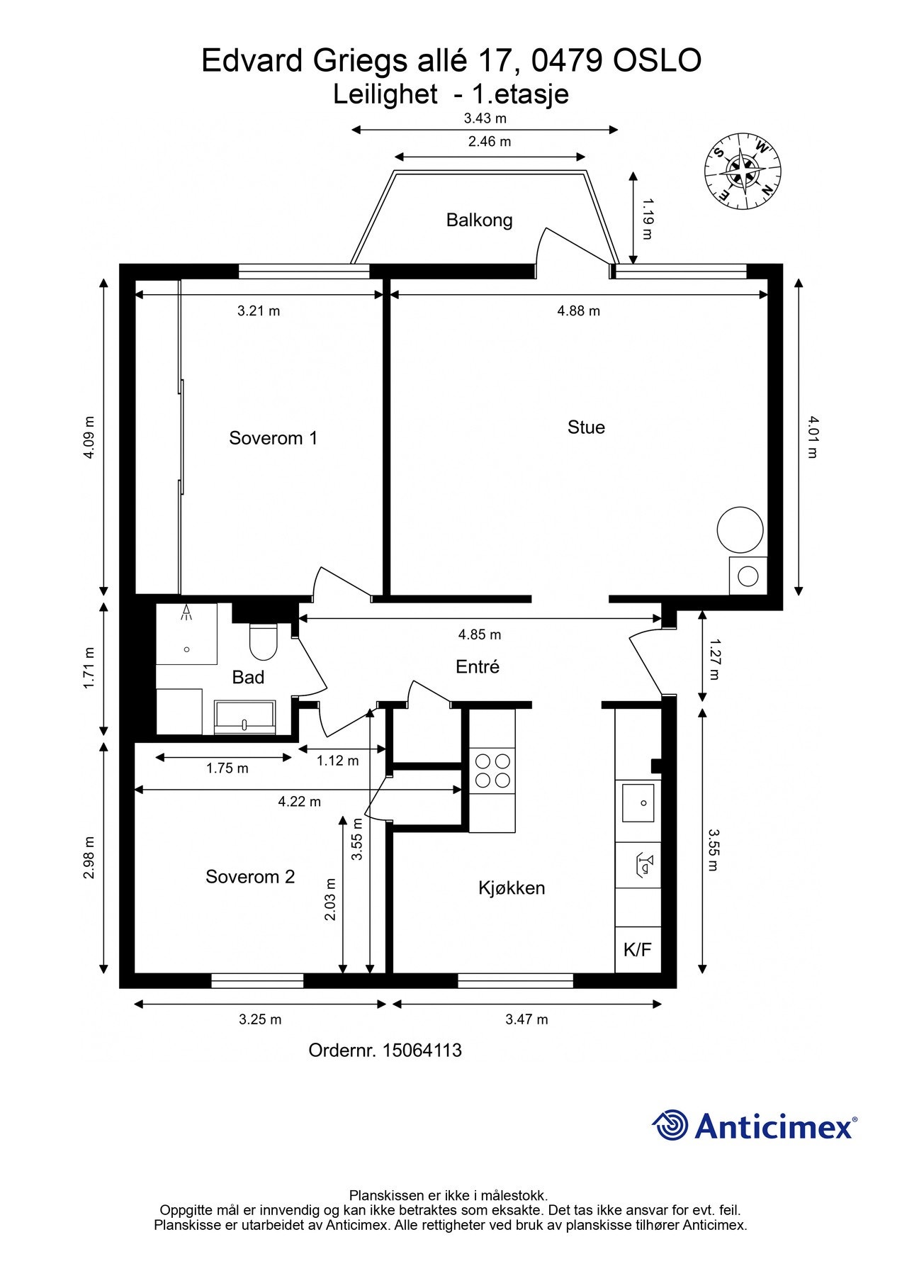 Plantegning. Galleribilde