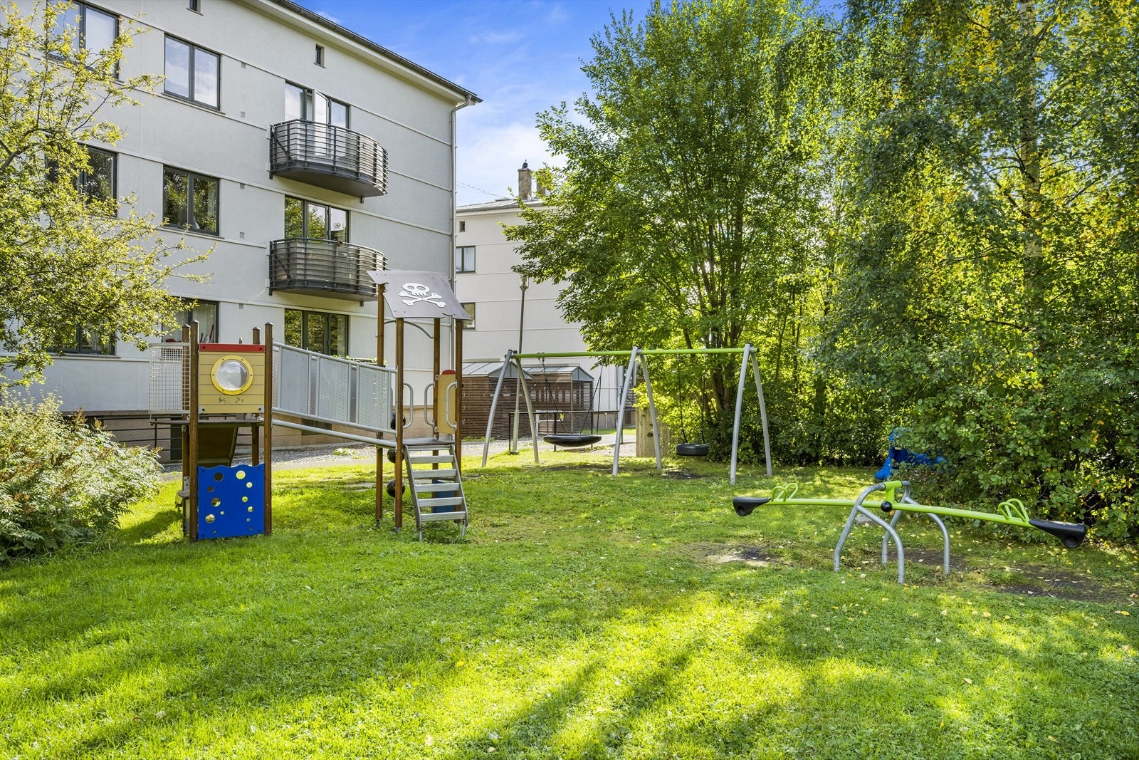 Her bor du i rolige og barnevennlige omgivelser Galleribilde