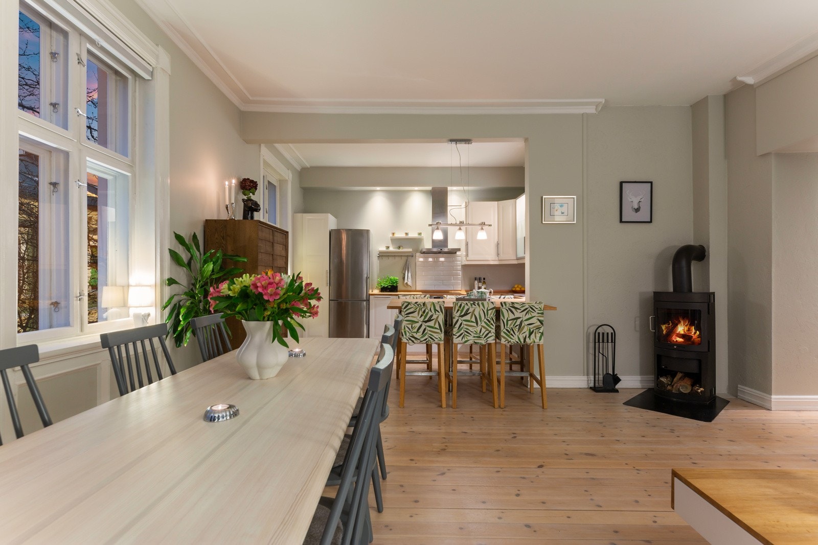 Kveldsstemning. Galleribilde