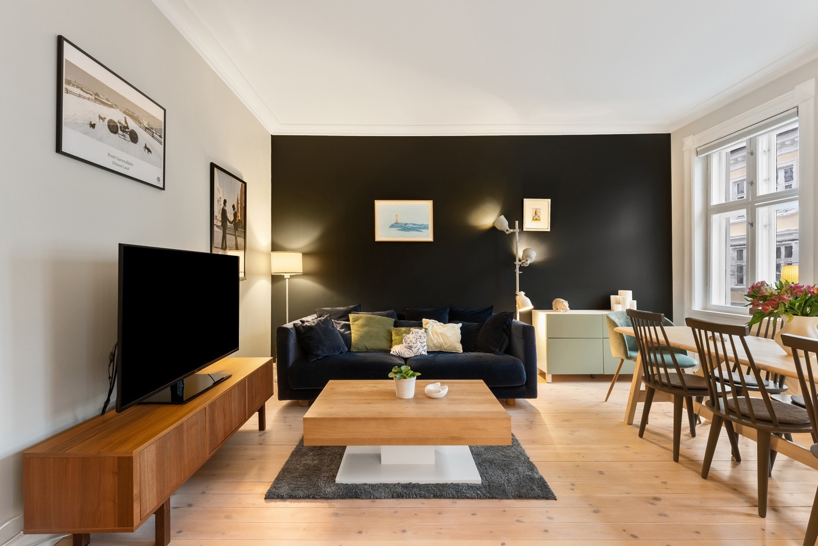 TV- og internett fra Telenor er inkludert i felleskostnadene. Galleribilde