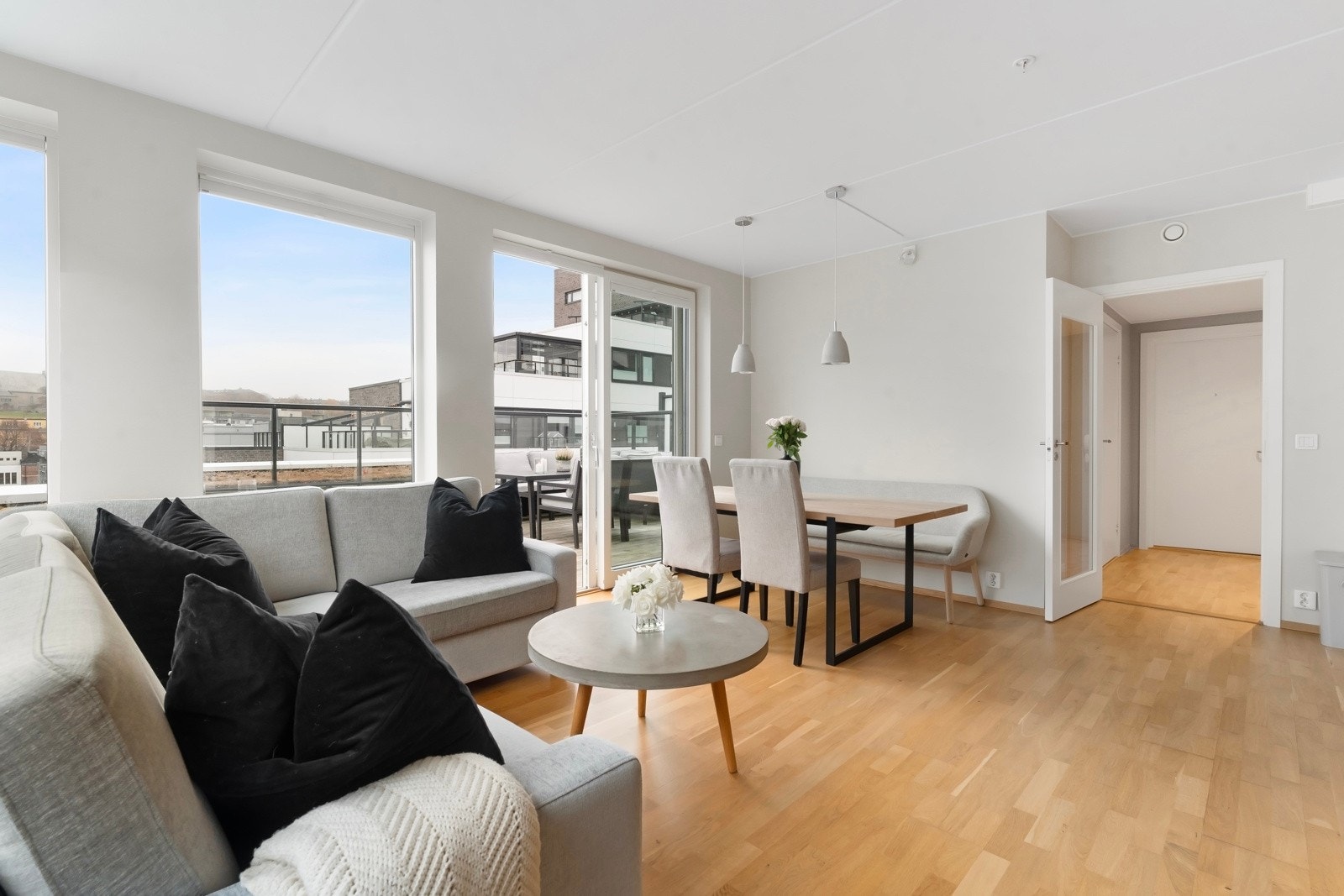 A konto fyring og varmtvann er inkludert i felleskostnadene. Galleribilde