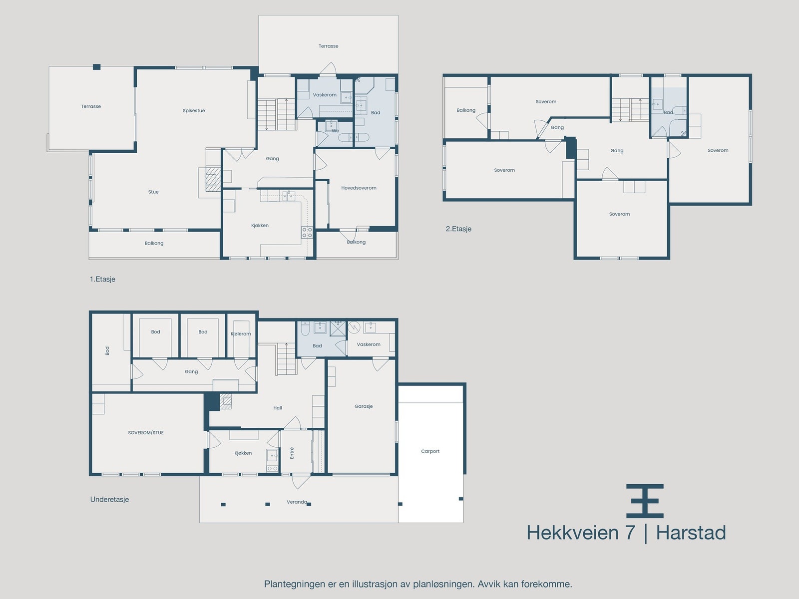 Plantegninger samlet Galleribilde