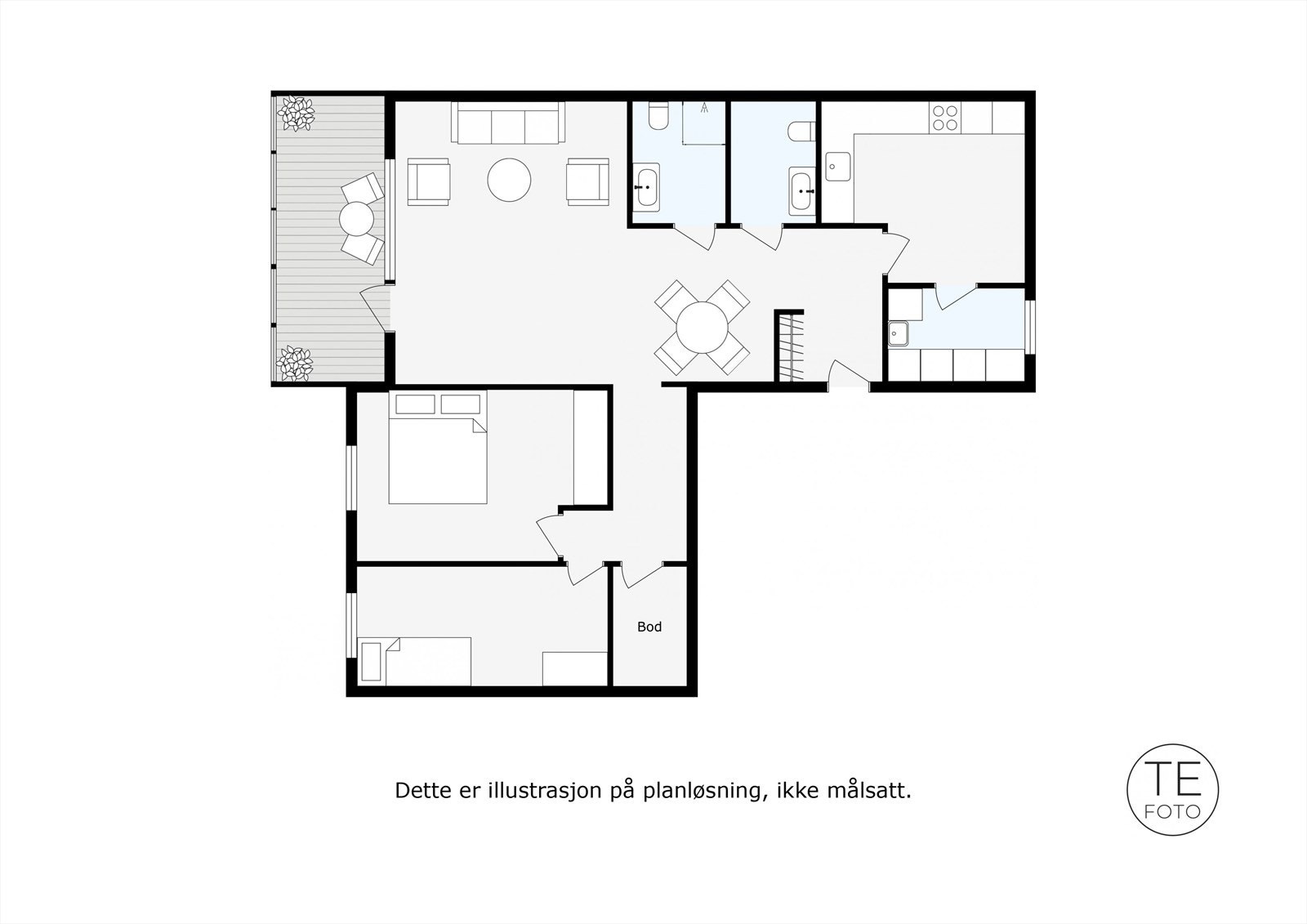 Plantegning Galleribilde