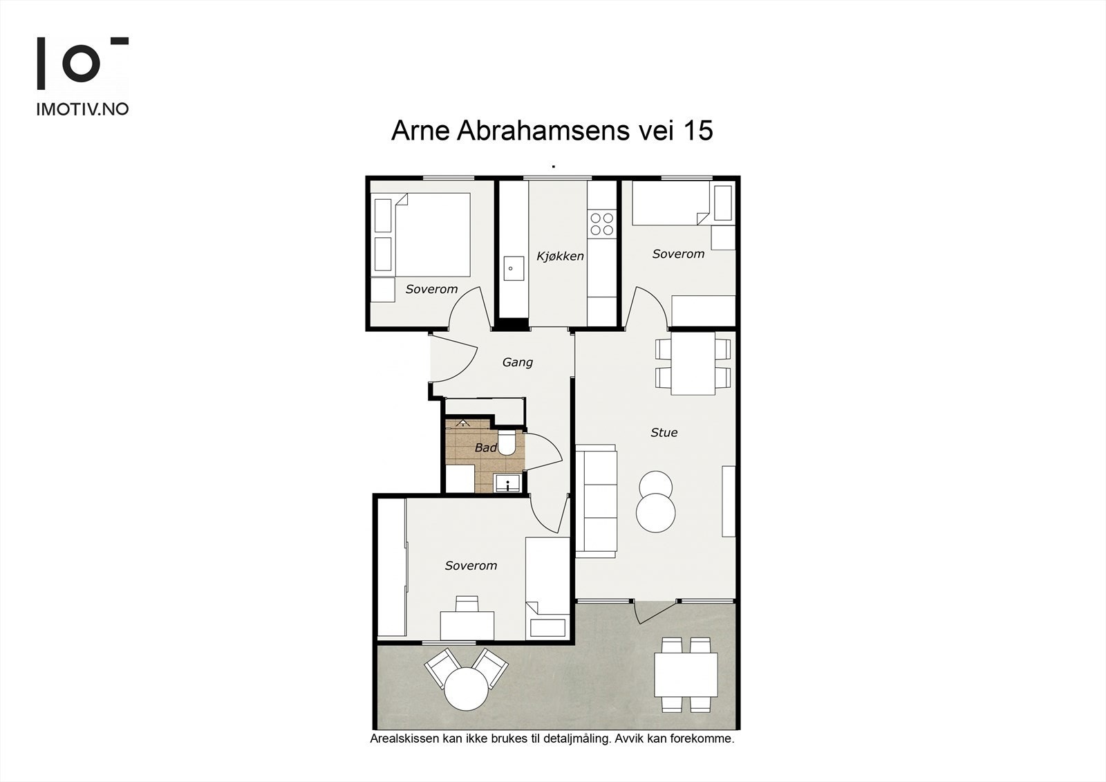 - I tillegg disponerer leiligheten en ekstern bod i underetasjen på ca. 3,7 m² - Galleribilde