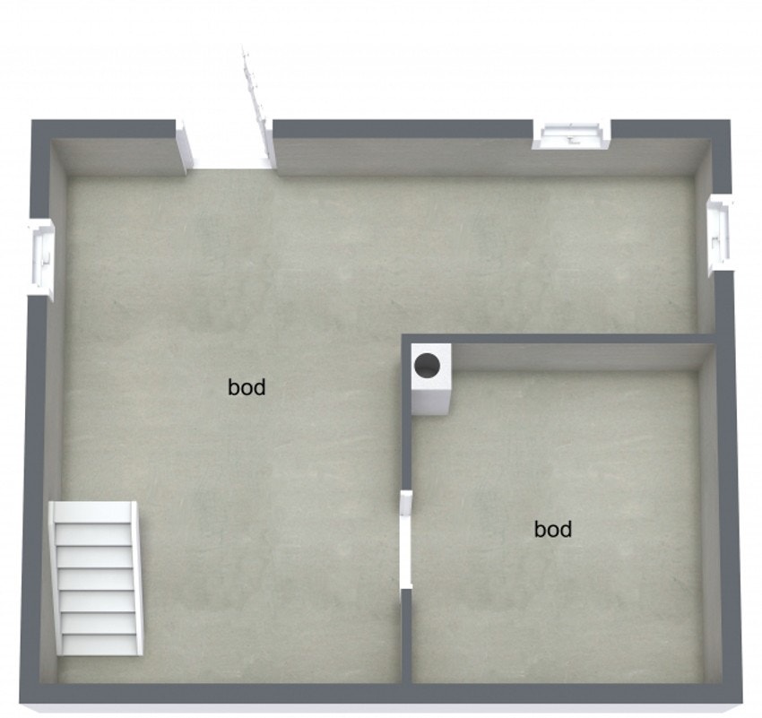 Plantegning kjeller Galleribilde