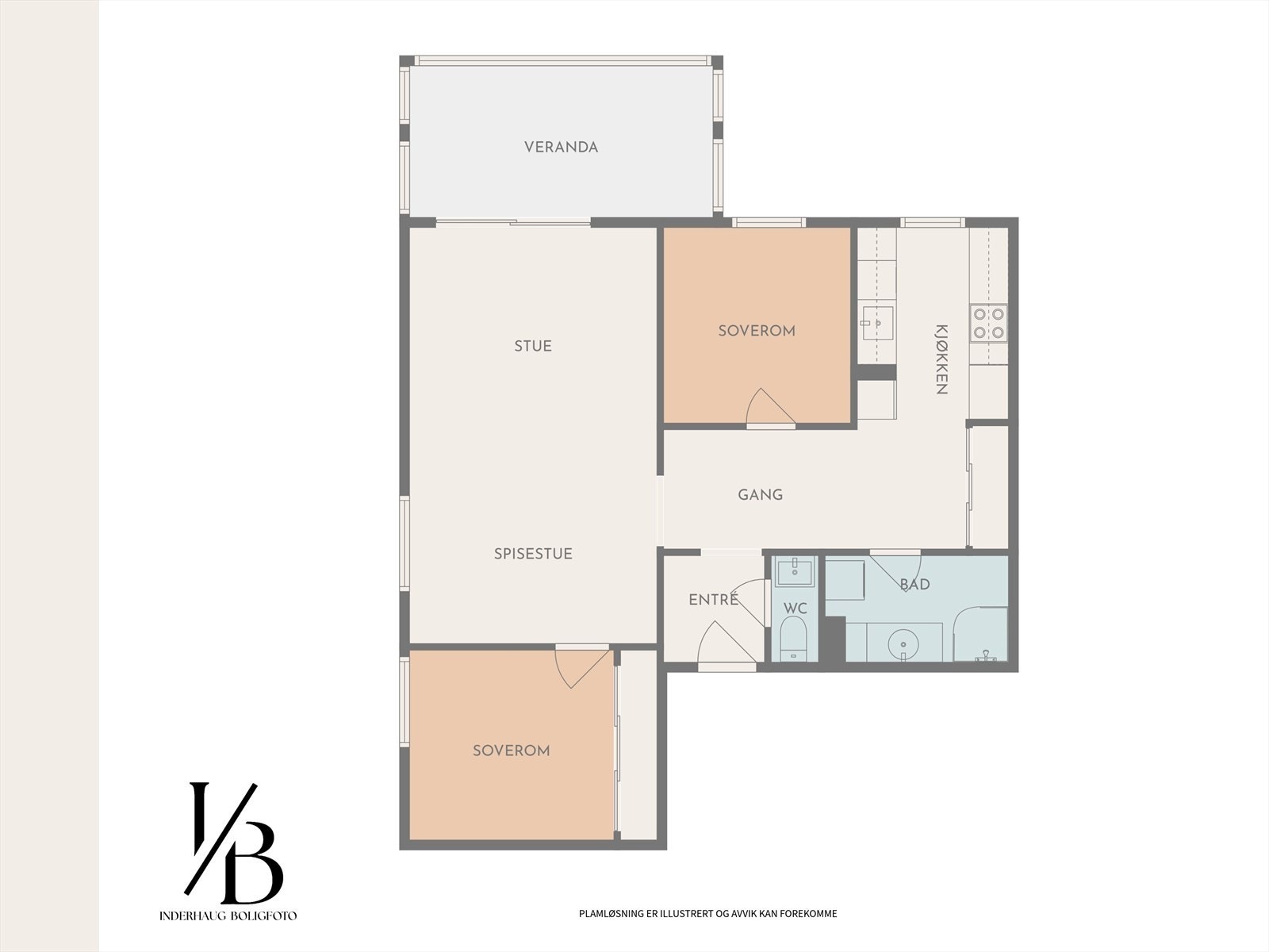 Plantegning Galleribilde