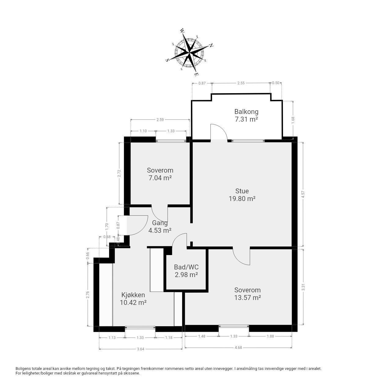 Plantegning Galleribilde